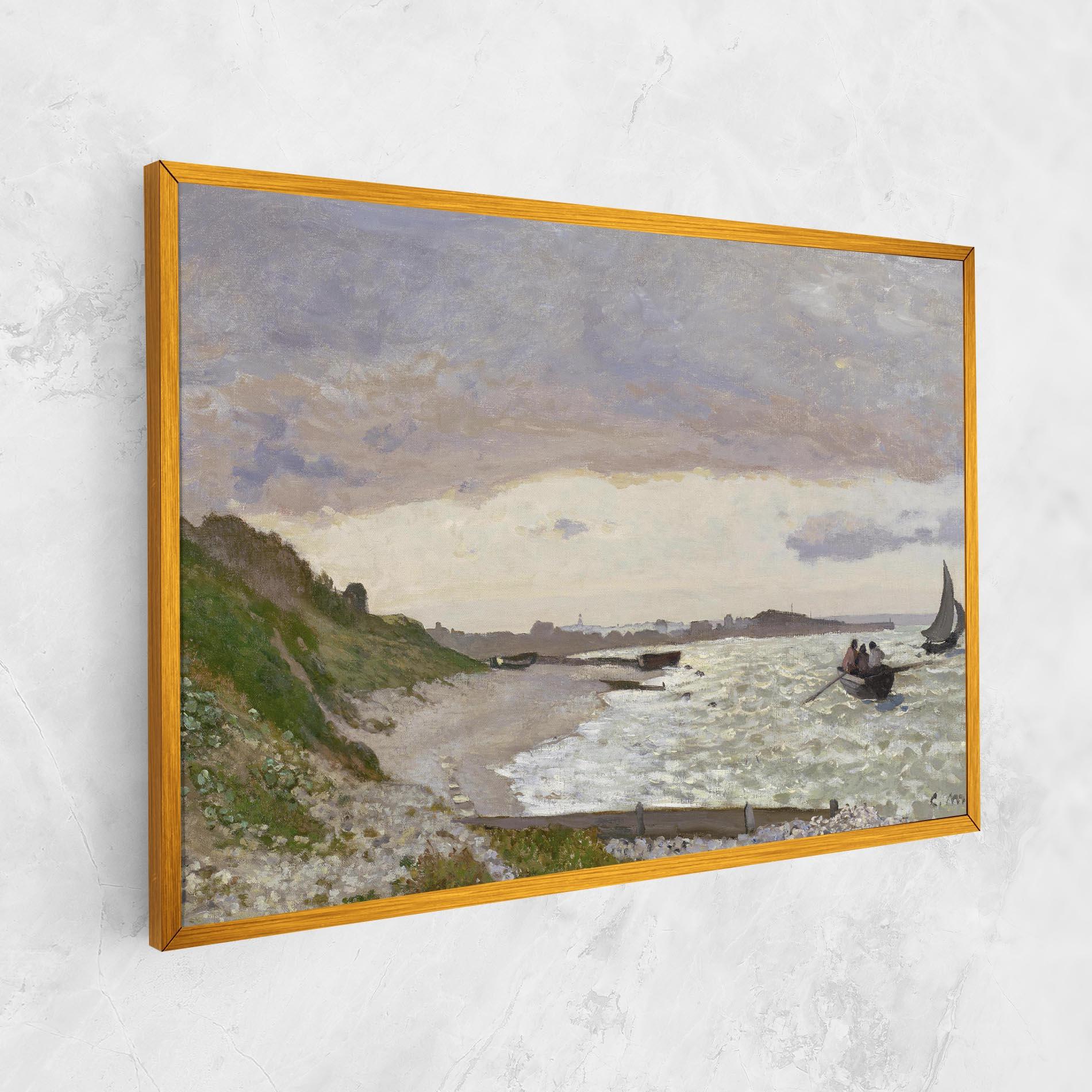 Tablou Canvas Seashore At Sainte Adresse mockup 1