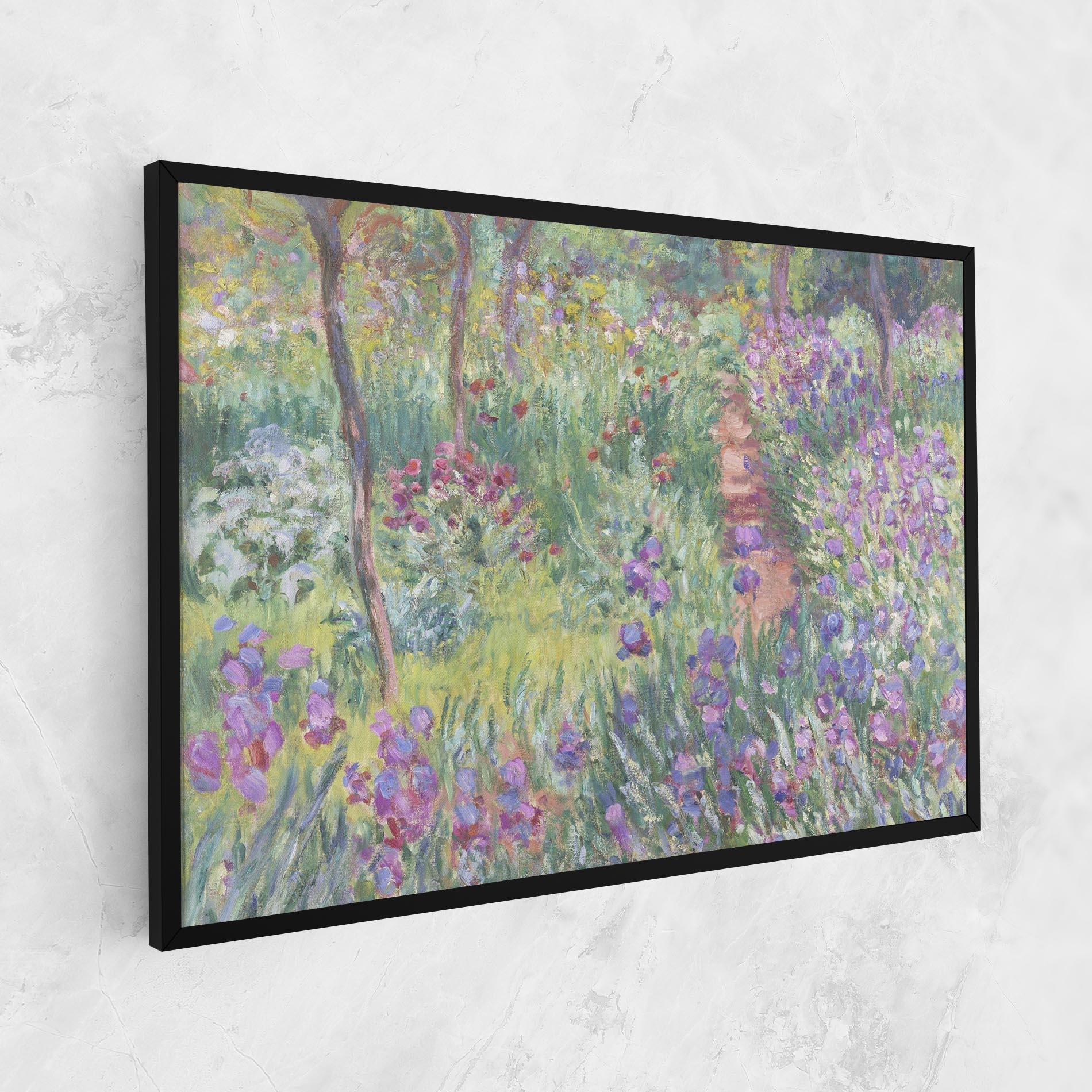 Tablou Canvas Garden In Giverny Monet mockup 1