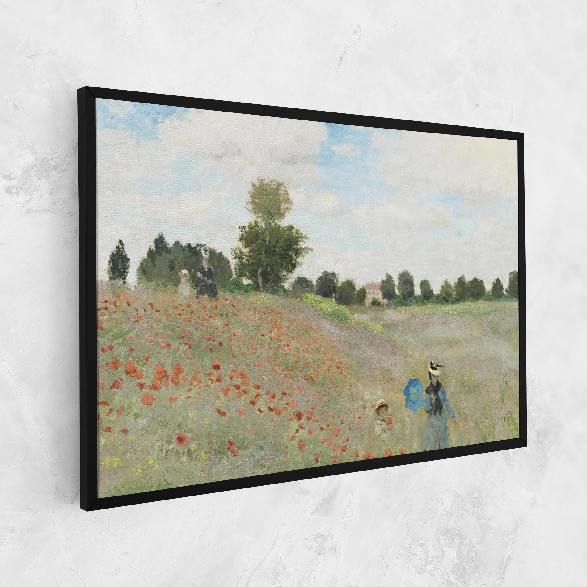 Tablou Canvas Poppy Field Near Argenteuil mockup 1
