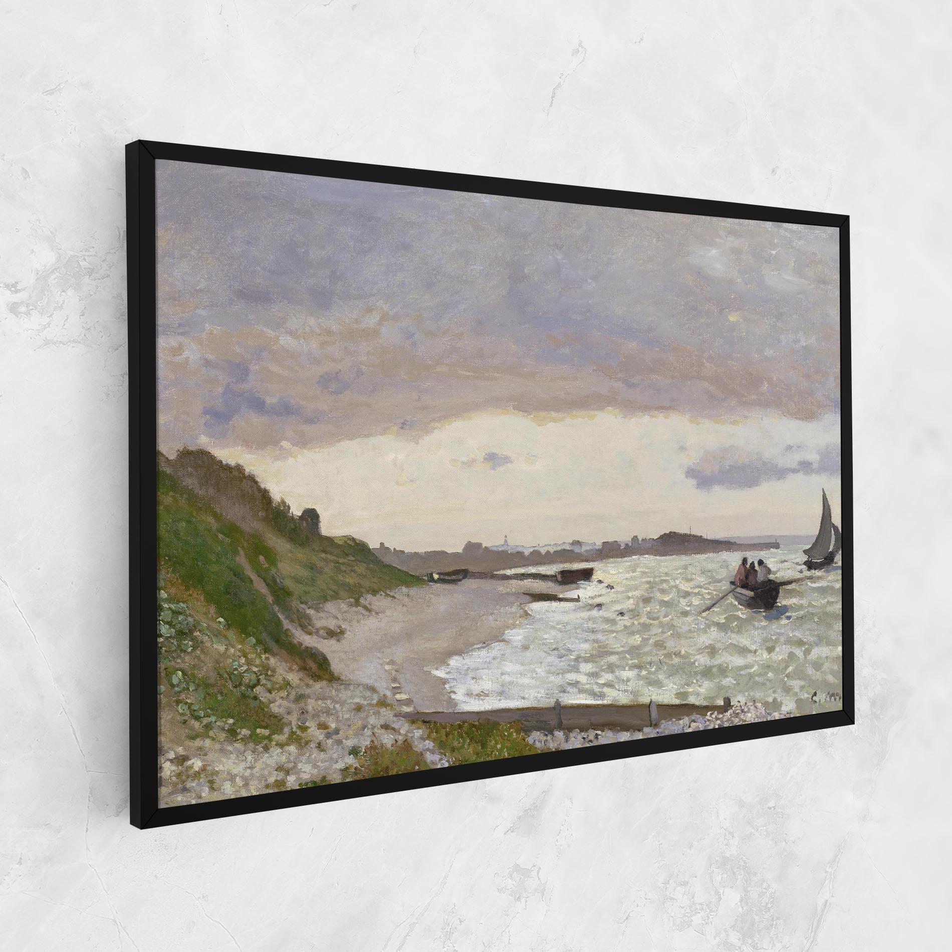 Tablou Canvas Seashore At Sainte Adresse mockup 1