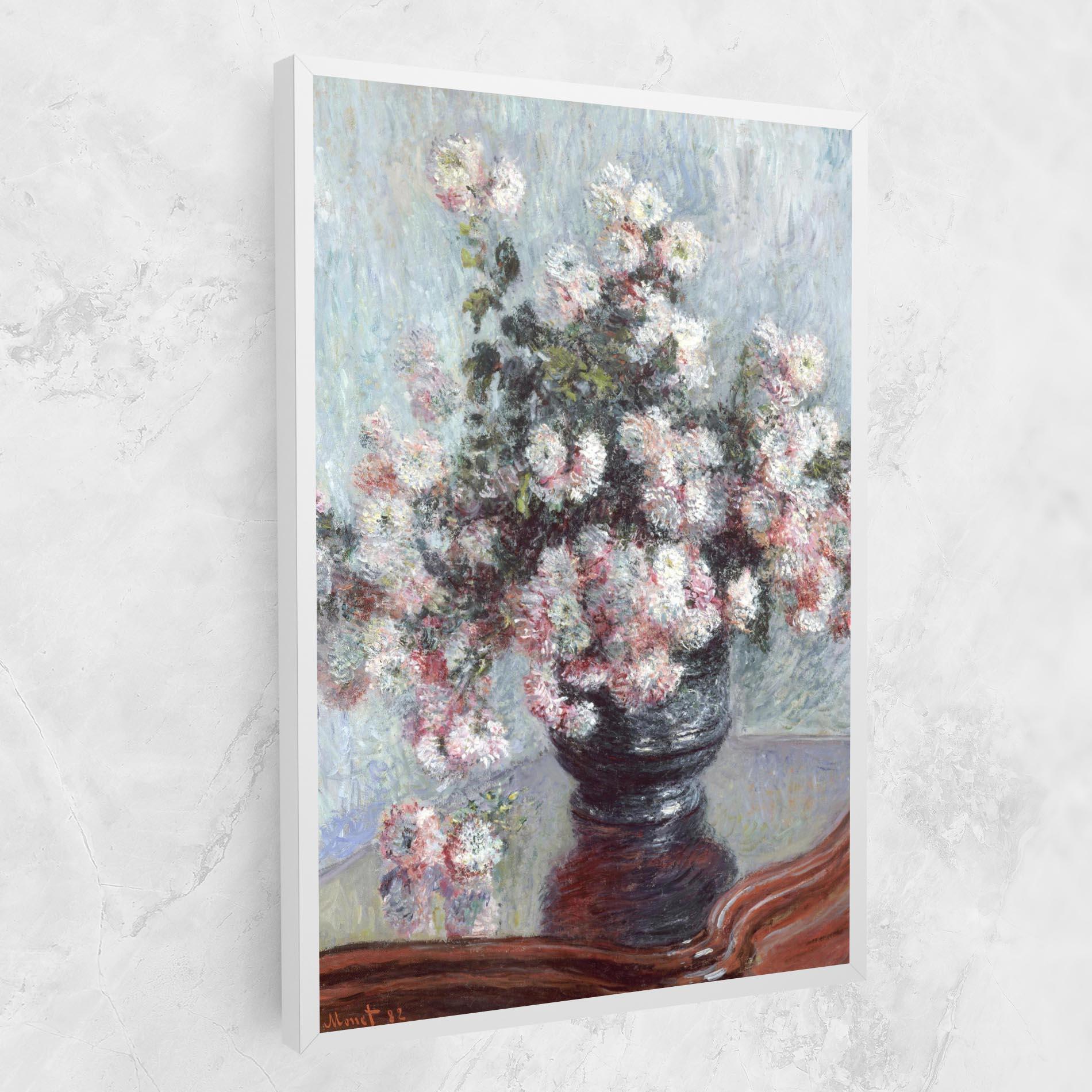 Tablou Canvas Chrysanthemums mockup 1