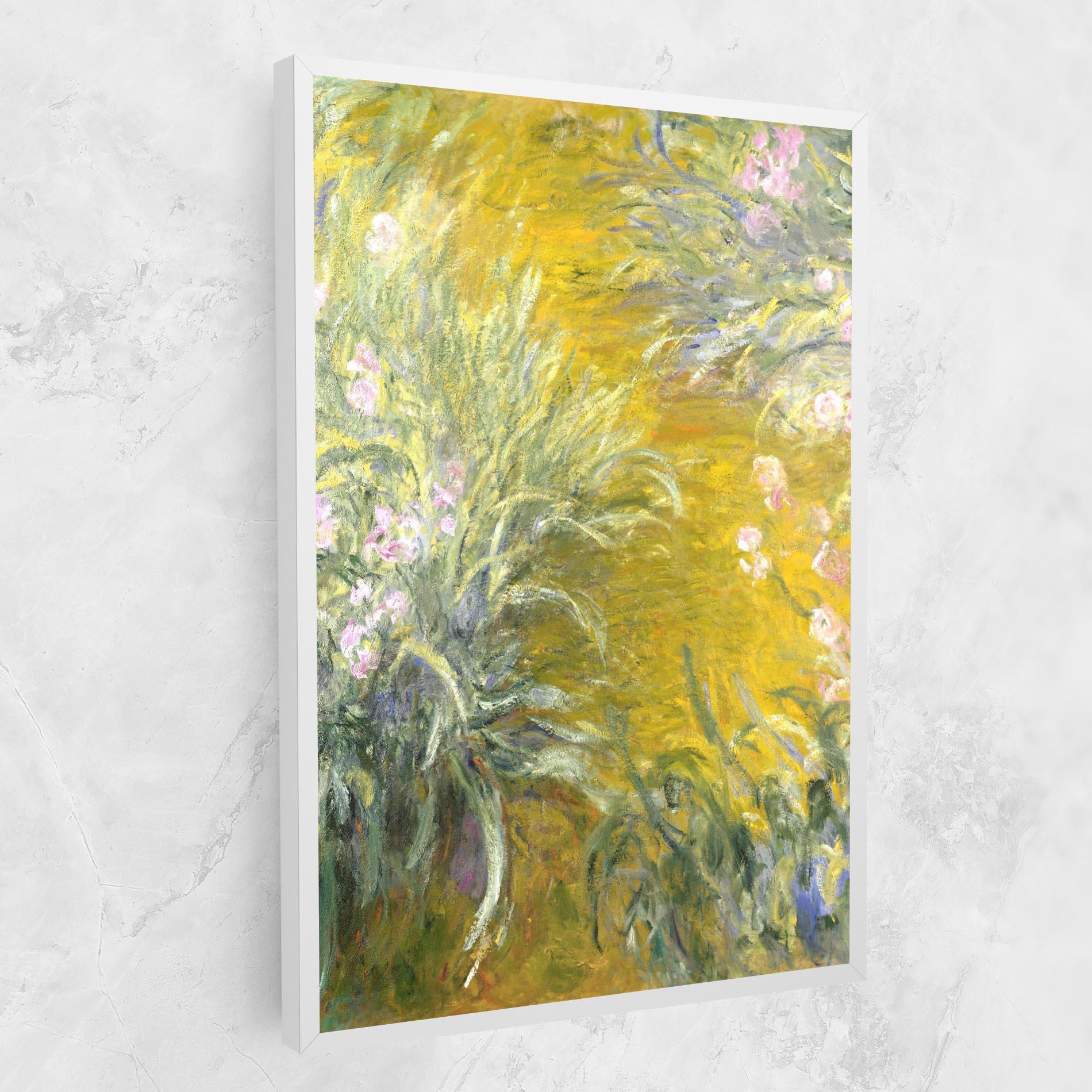 Tablou Canvas Path Through The Irises mockup 1