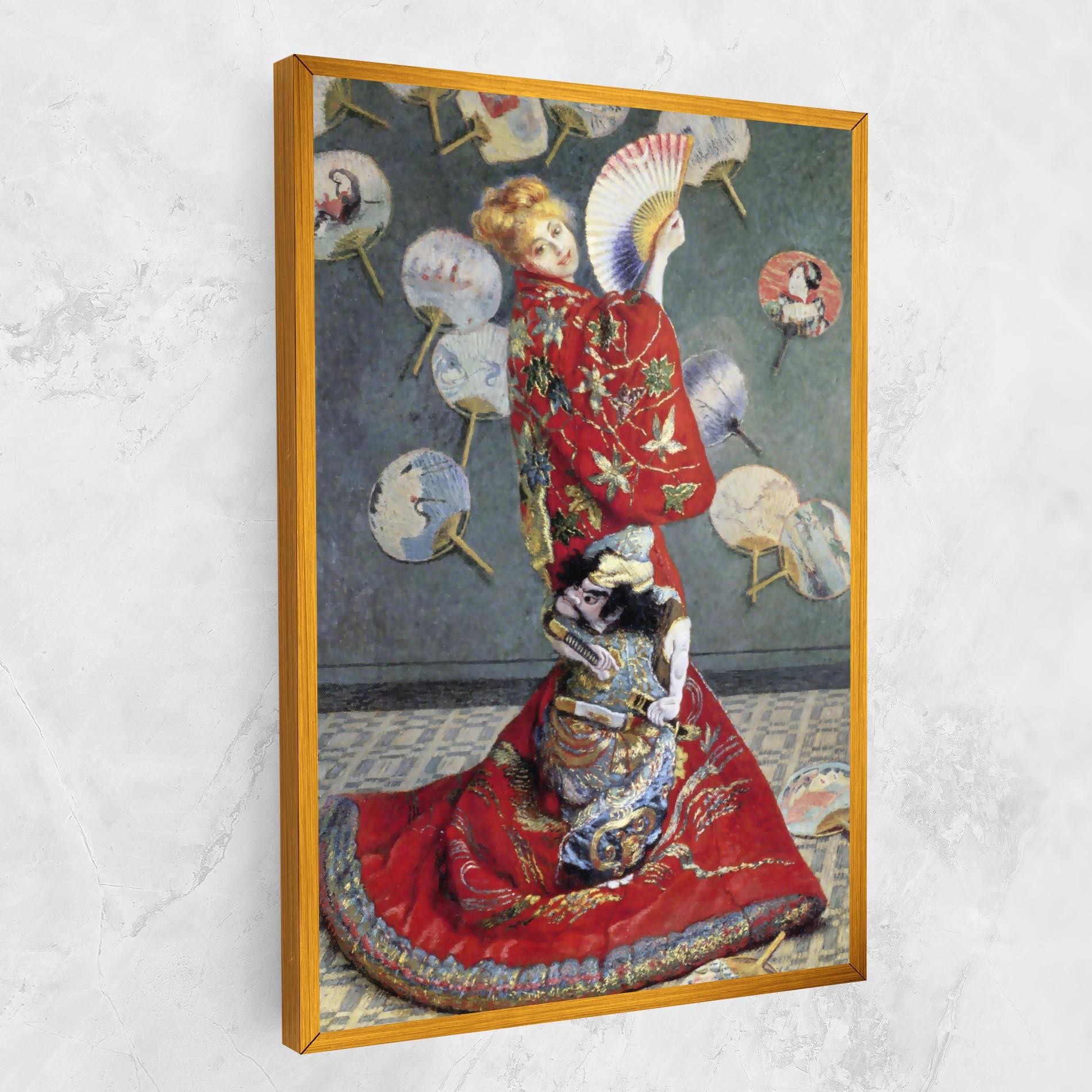 Tablou Canvas Camille Monet In Japanese Costume mockup 1