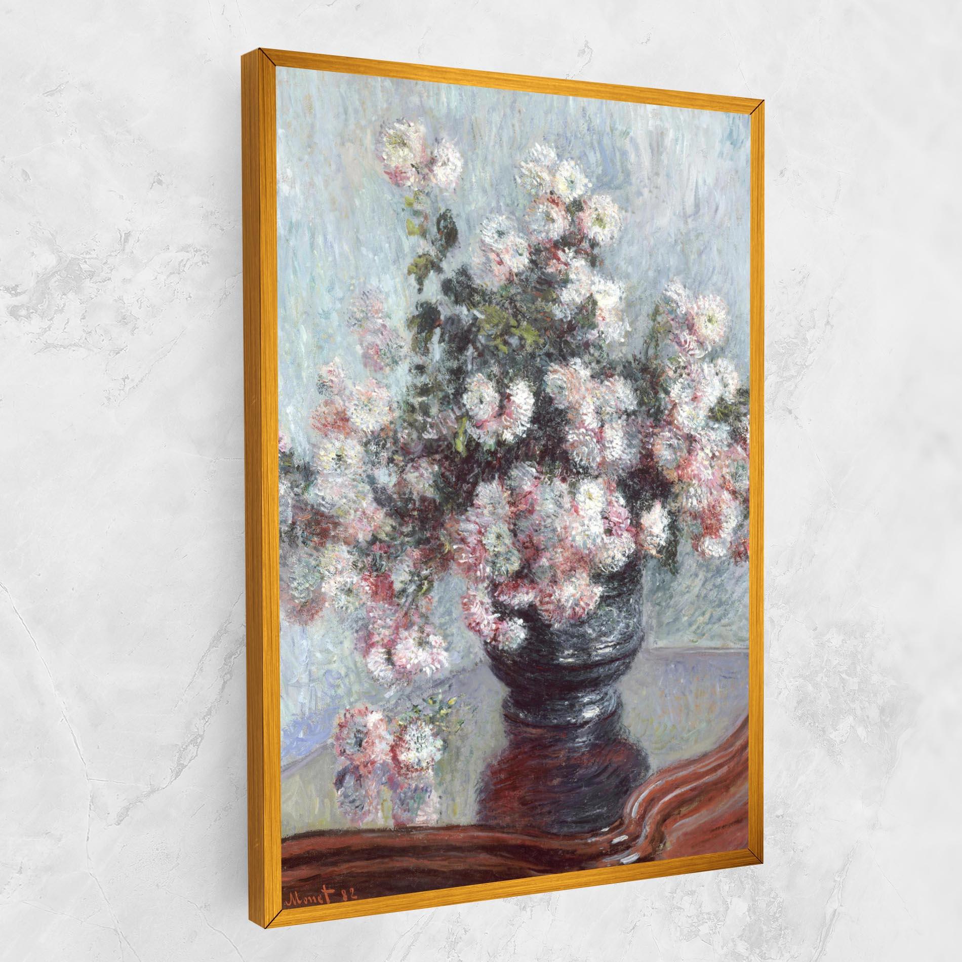 Tablou Canvas Chrysanthemums mockup 1