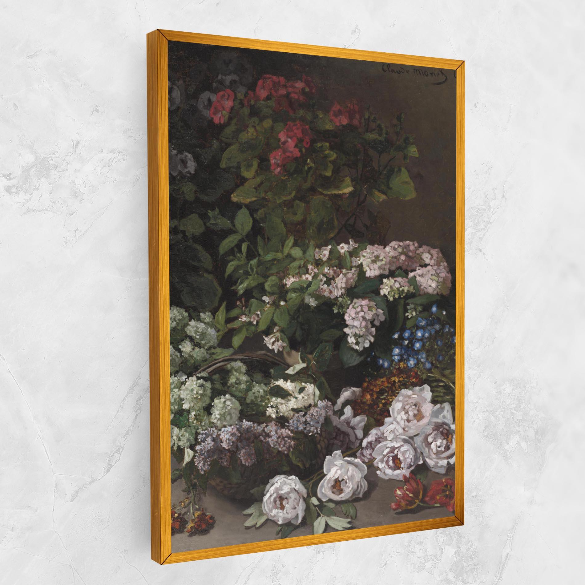 Tablou Canvas Spring Flowers Monet mockup 1