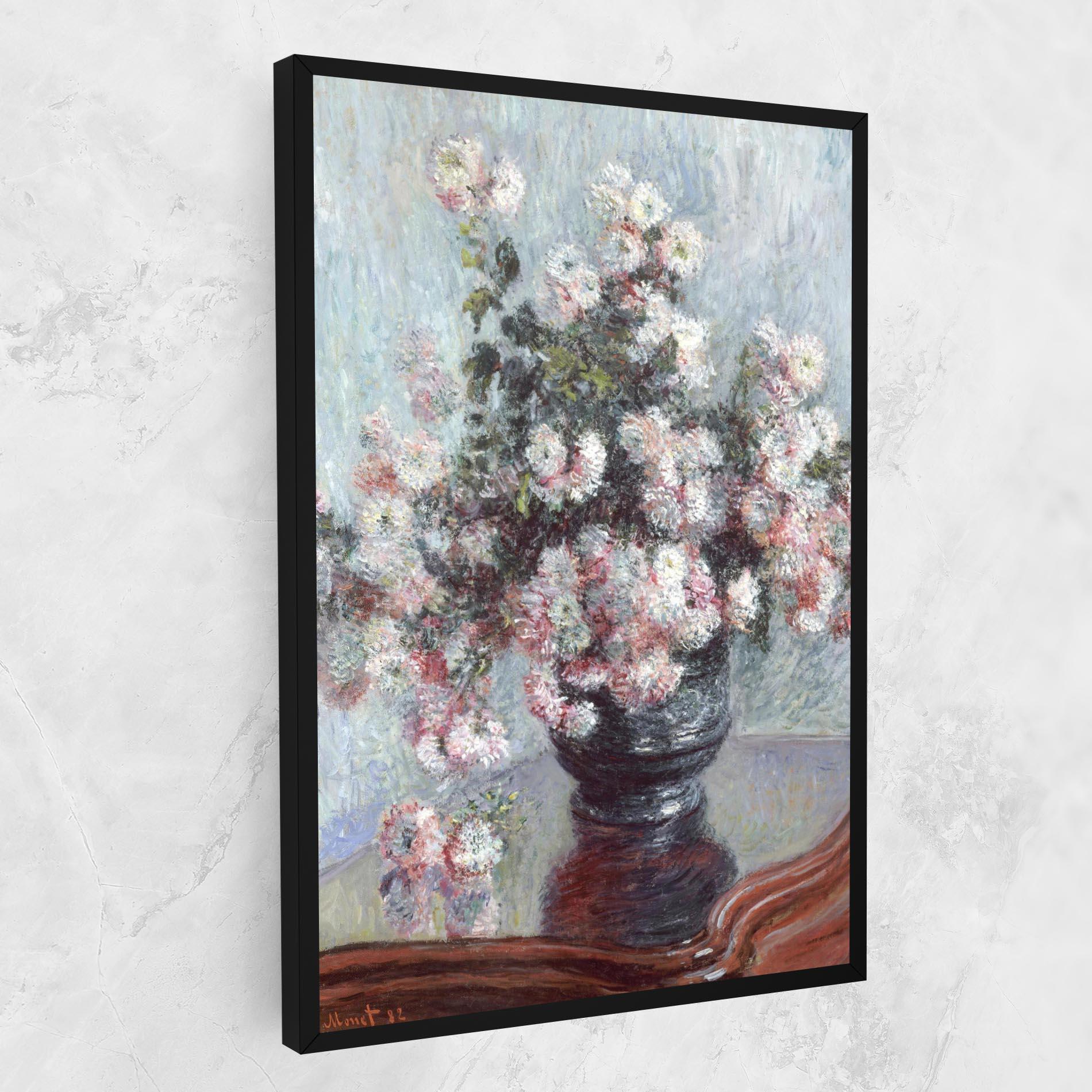 Tablou Canvas Chrysanthemums mockup 1