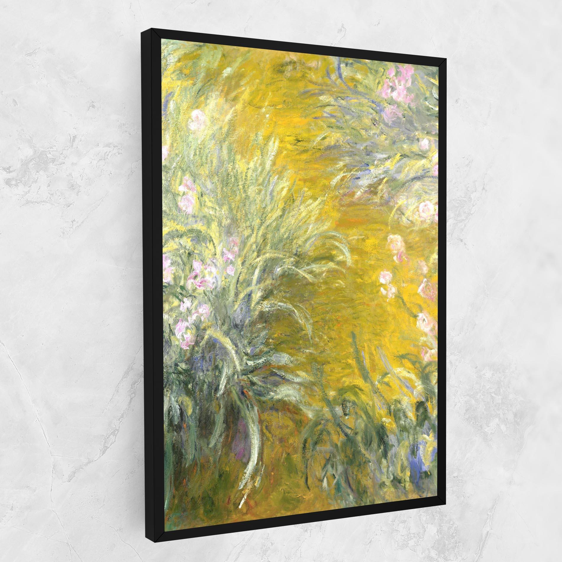 Tablou Canvas Path Through The Irises mockup 1