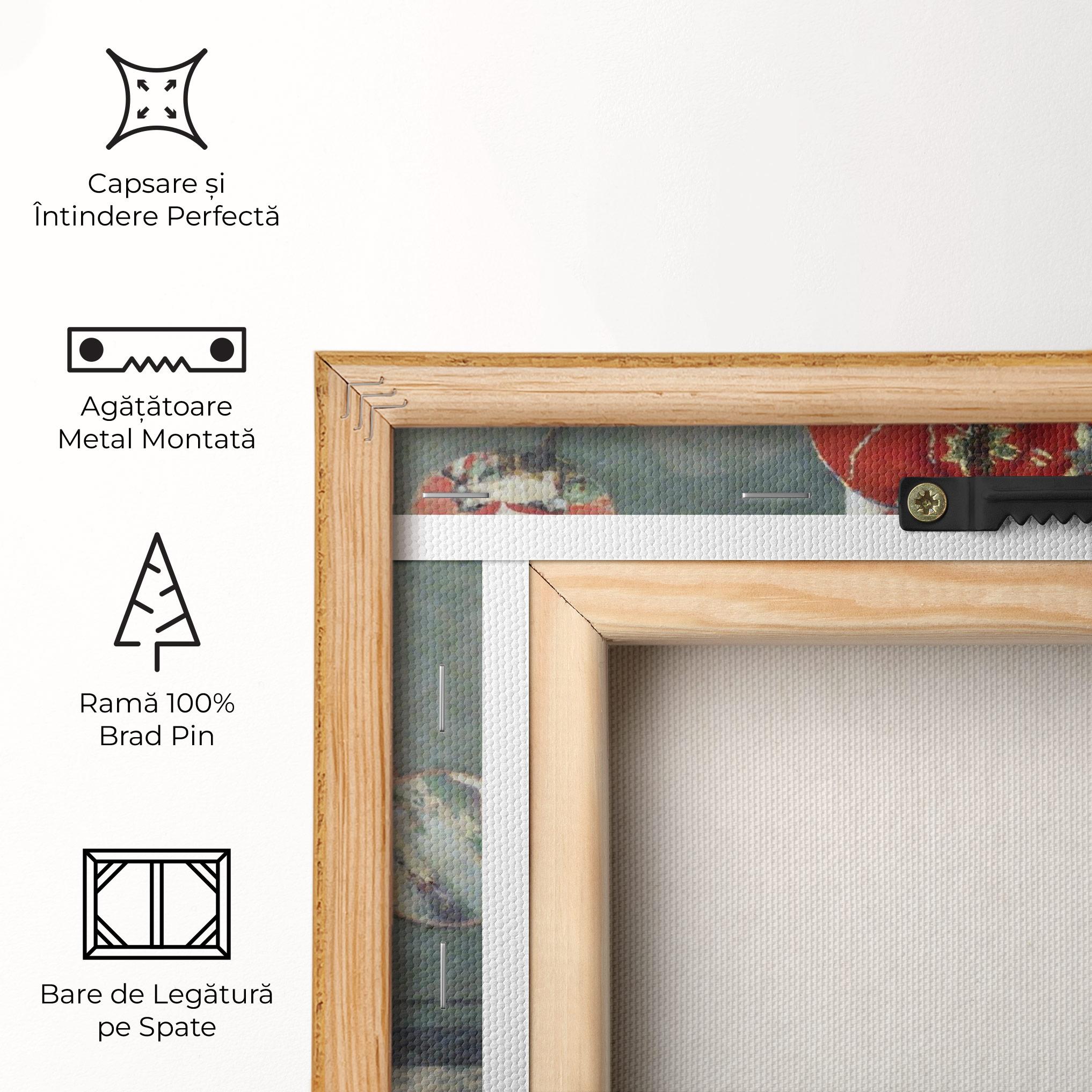 Tablou Canvas Camille Monet In Japanese Costume mockup 5