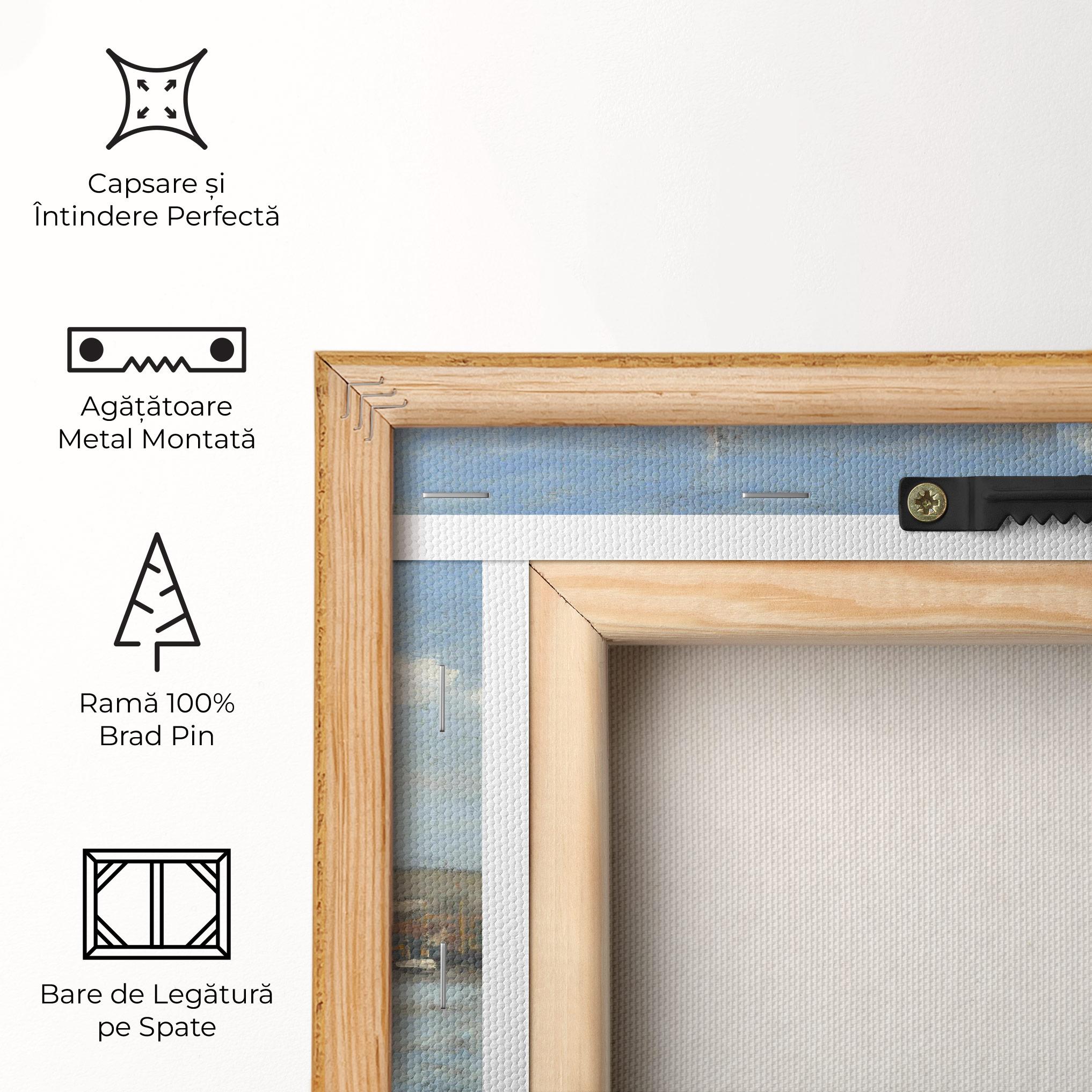 Tablou Canvas Ships At Rouen mockup 5