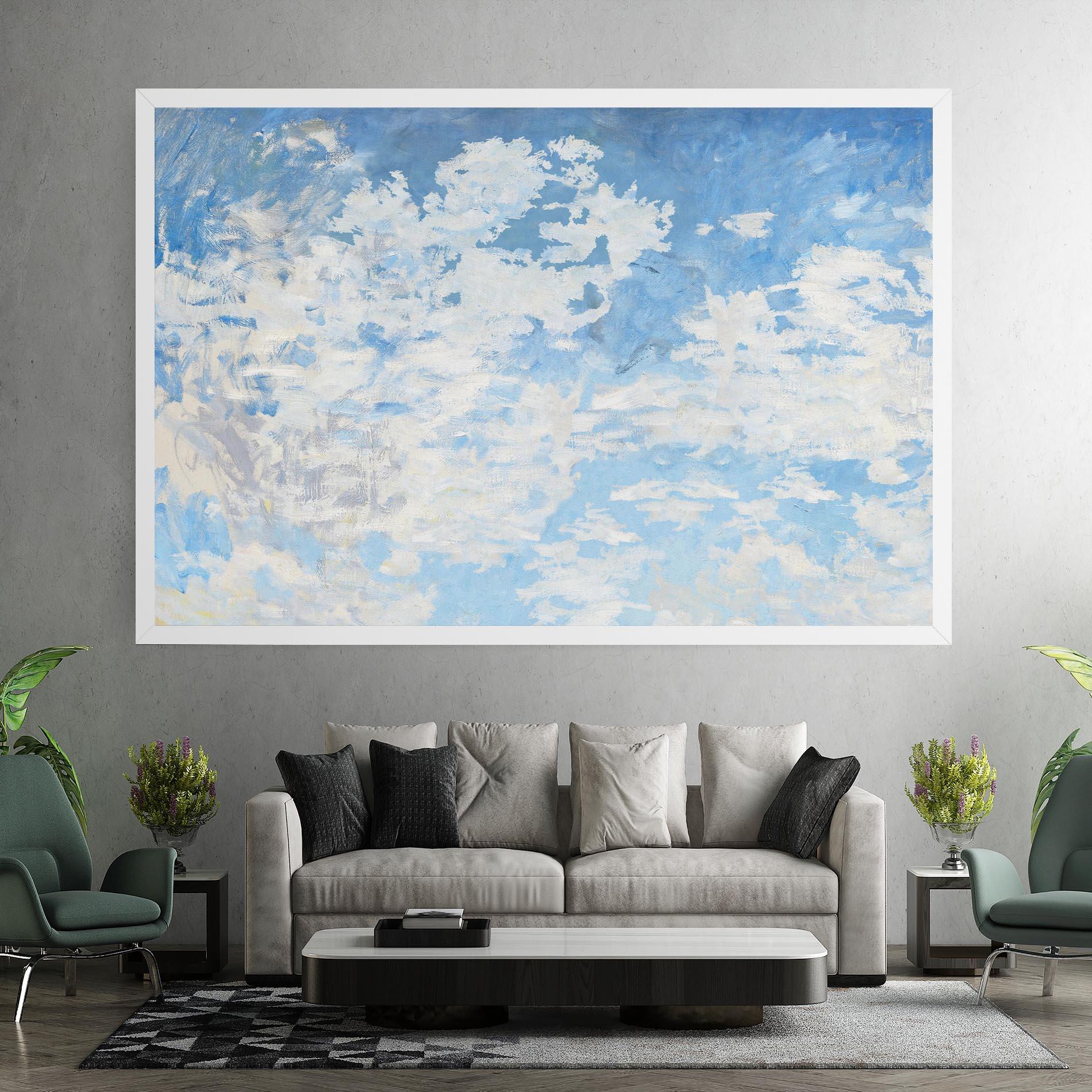 Tablou Canvas Clouds Monet mockup 7