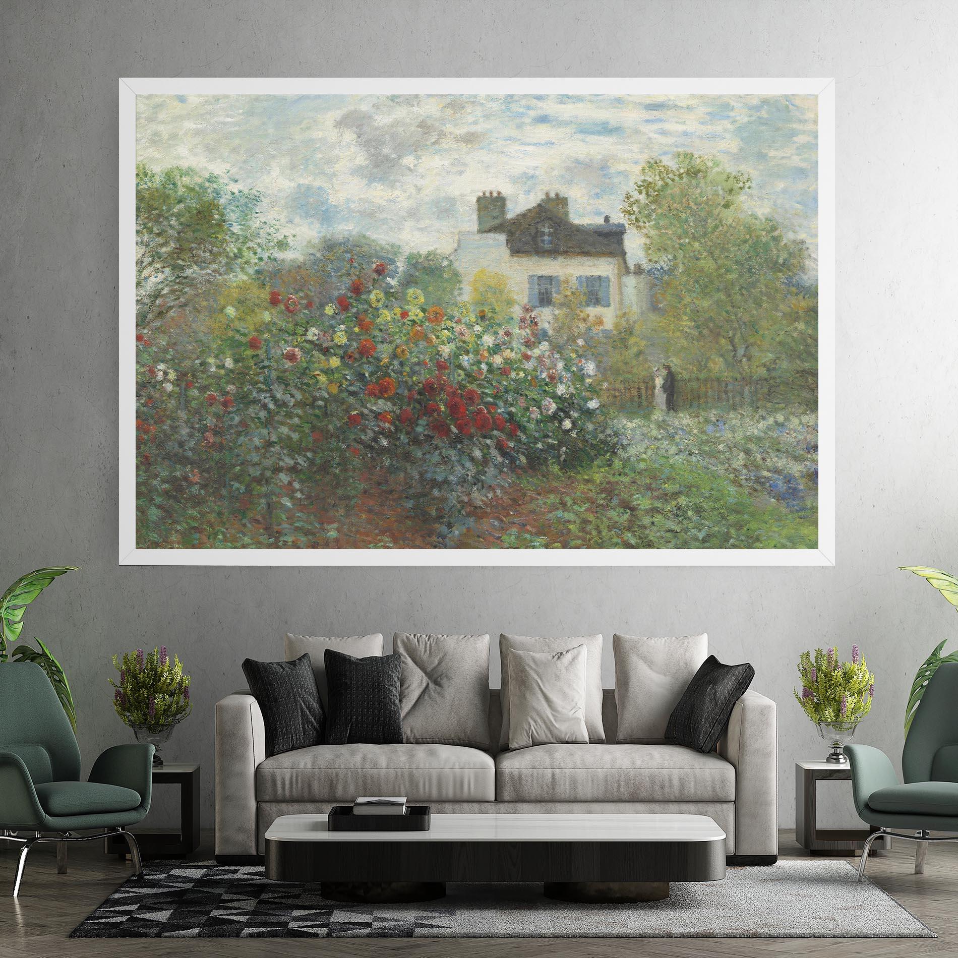 Tablou Canvas Garden In Argenteuilt mockup 7