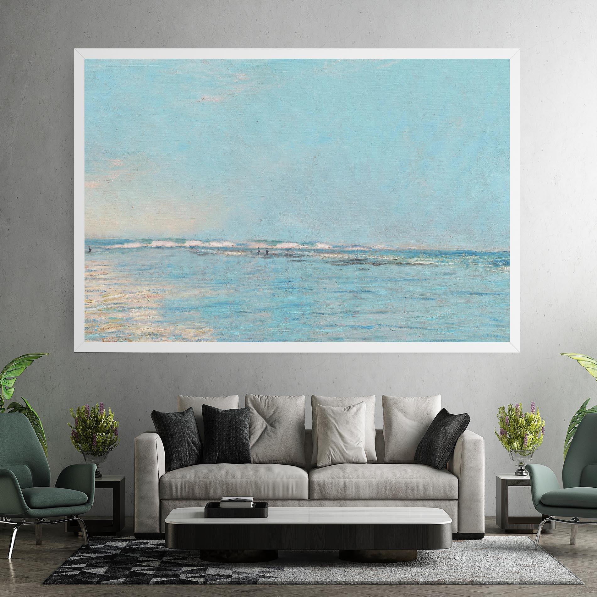 Tablou Canvas Monet's Beach mockup 7