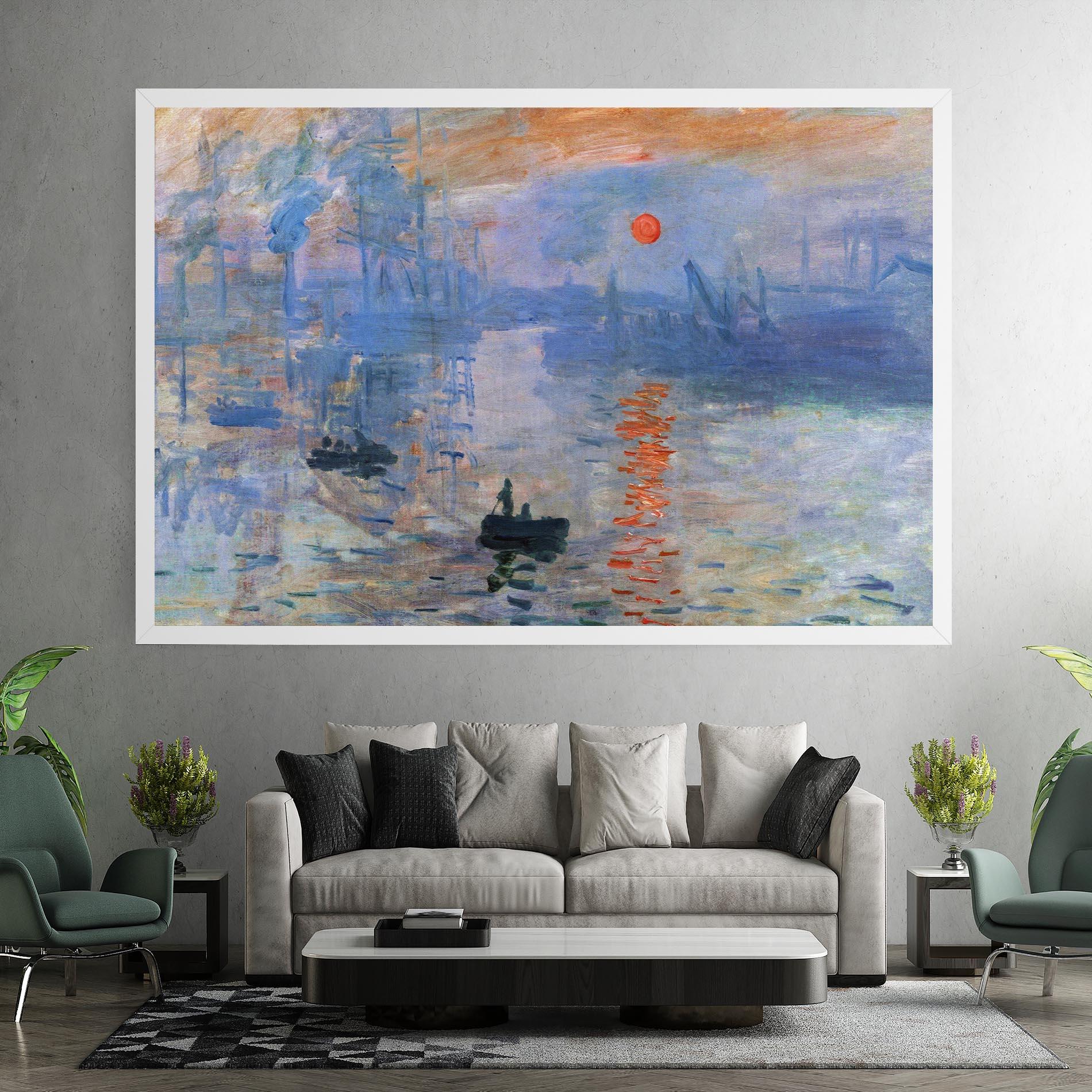 Tablou Canvas Monet Impressionist mockup 7
