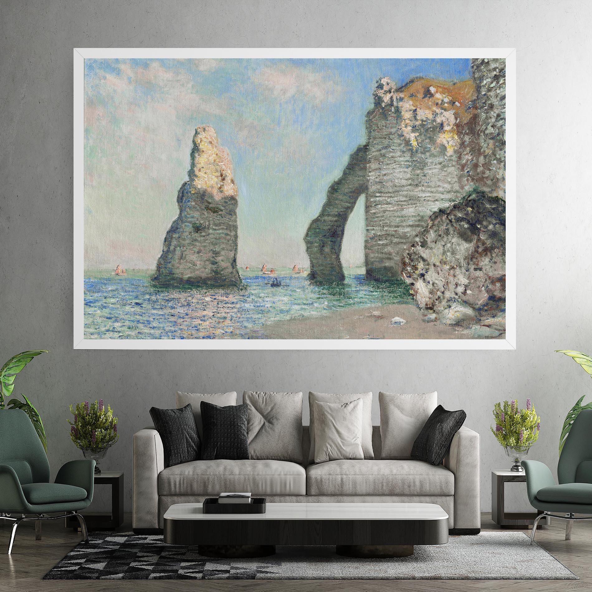 Tablou Canvas The Cliffs At Etretat mockup 7