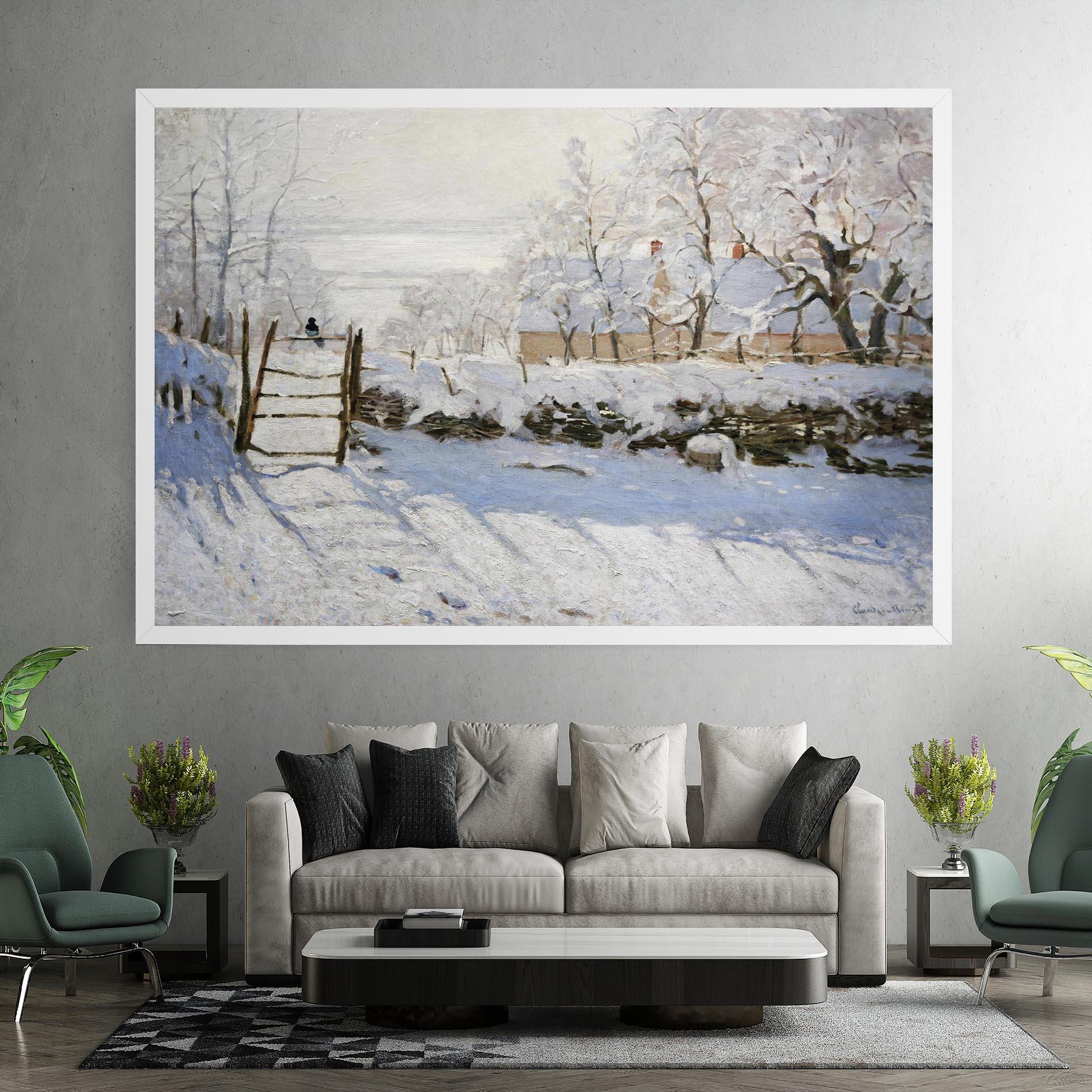 Tablou Canvas The Magpie mockup 7