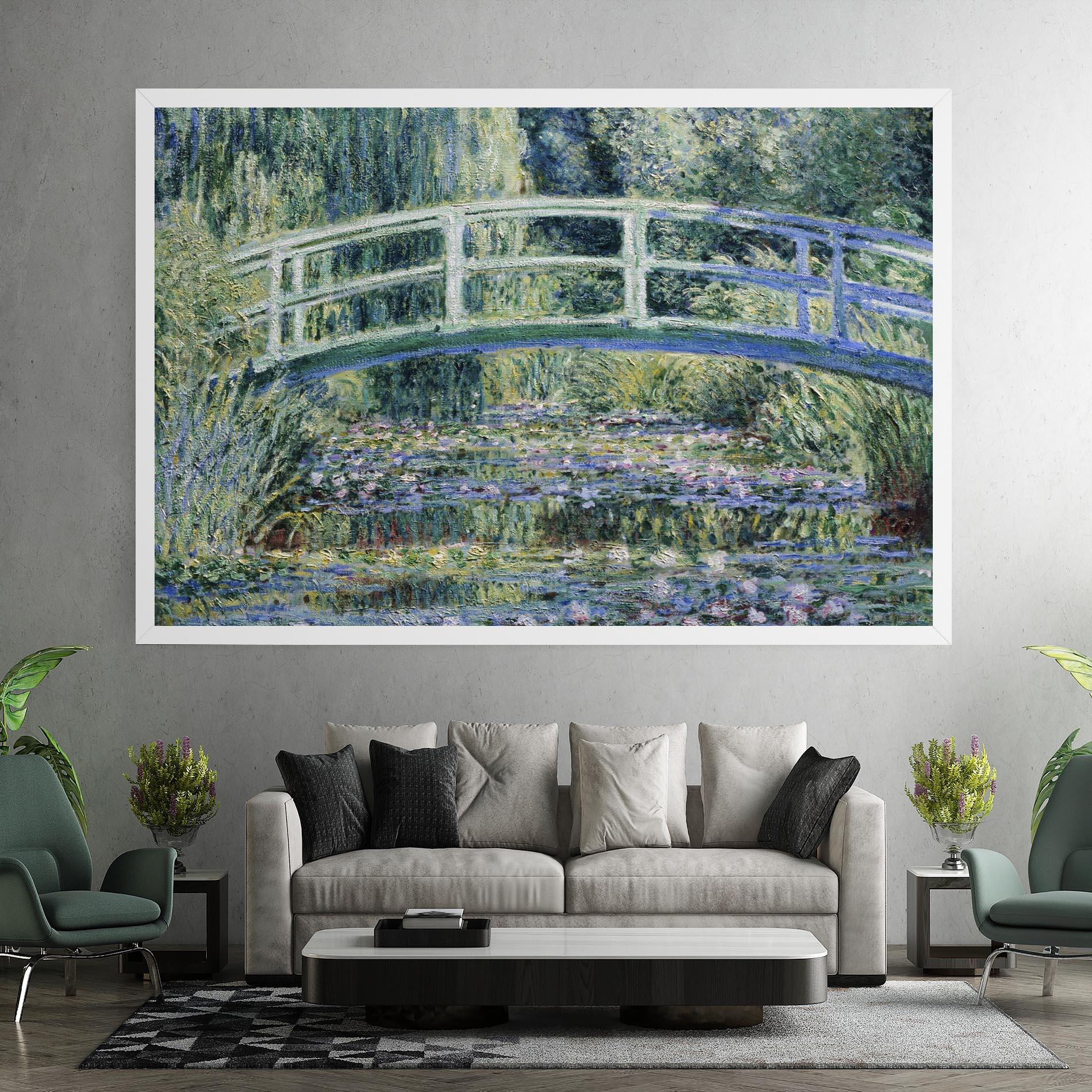 Tablou Canvas Water Lilies mockup 7