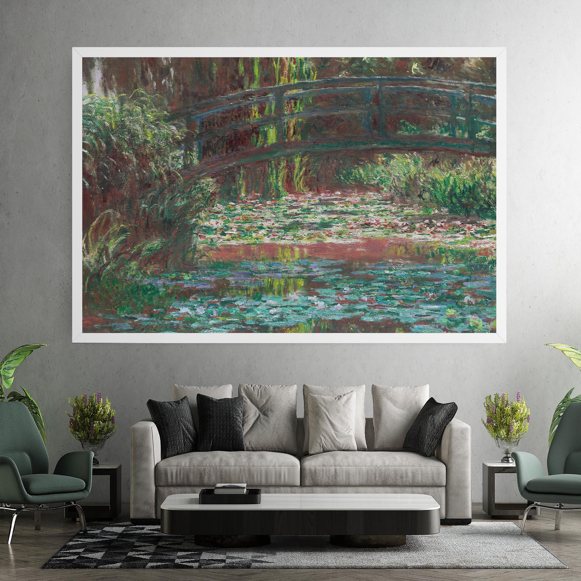 Tablou Canvas Water Lily Pond mockup 7