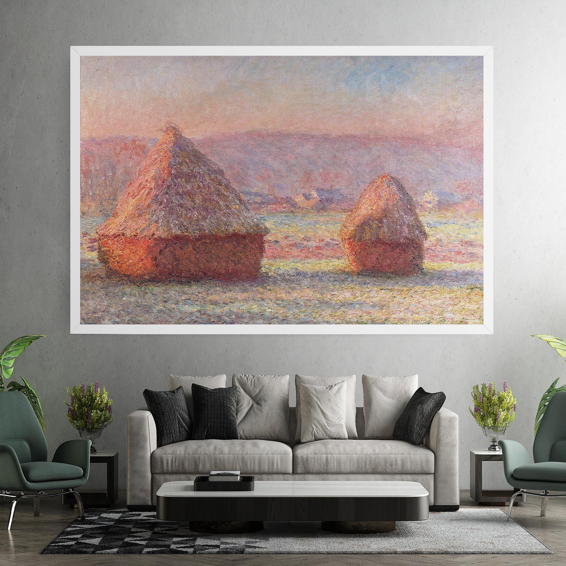 Tablou Canvas White Frost mockup 7