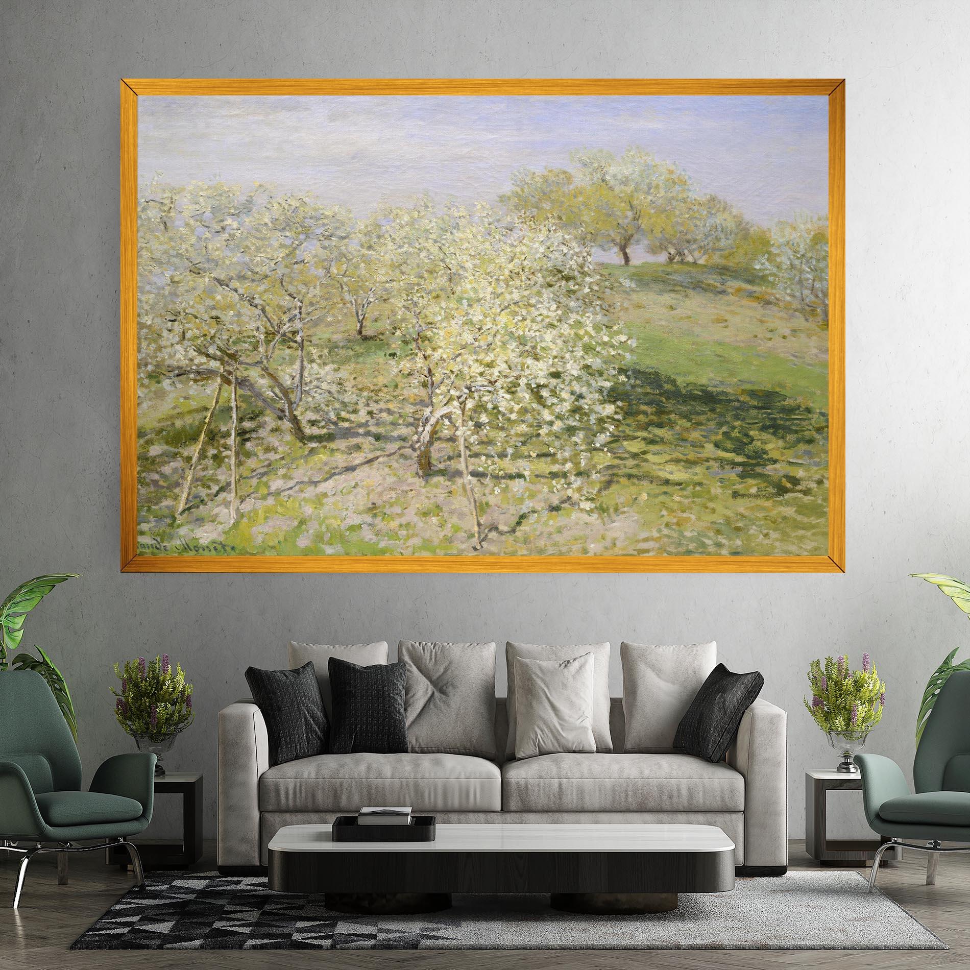 Tablou Canvas Fruit Trees In Bloom mockup 7