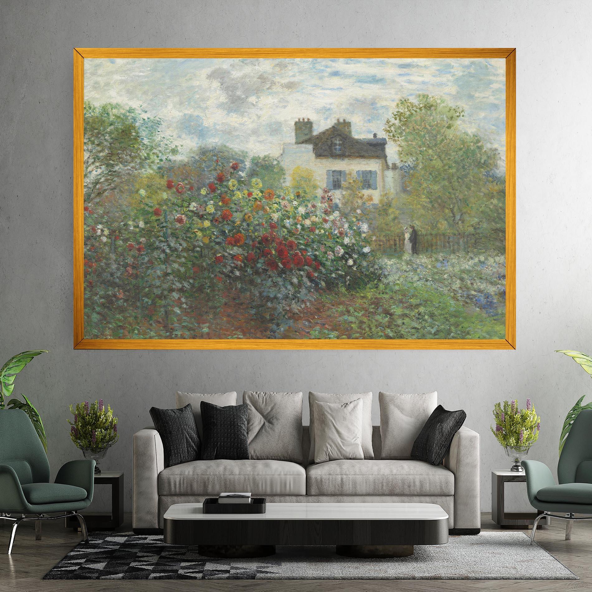 Tablou Canvas Garden In Argenteuilt mockup 7