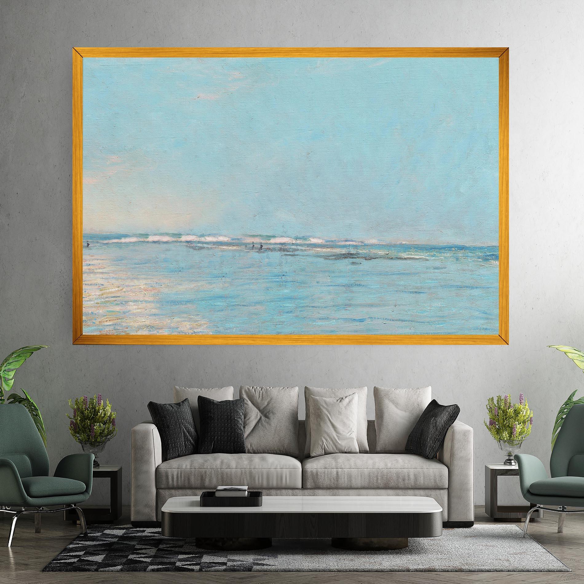 Tablou Canvas Monet's Beach mockup 7