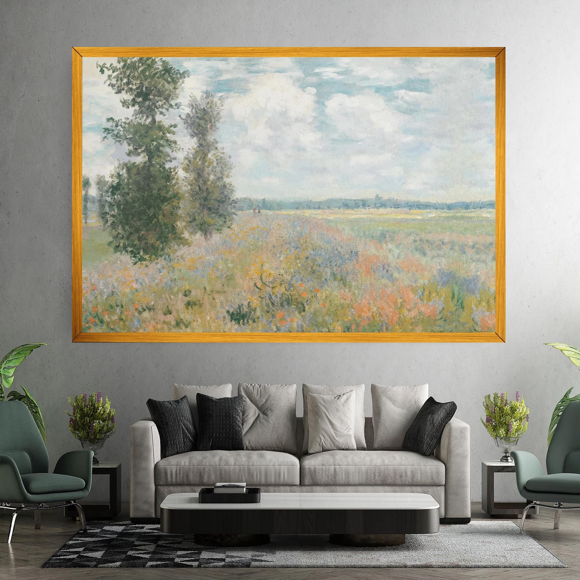 Monet's Landscape Background mockup 7