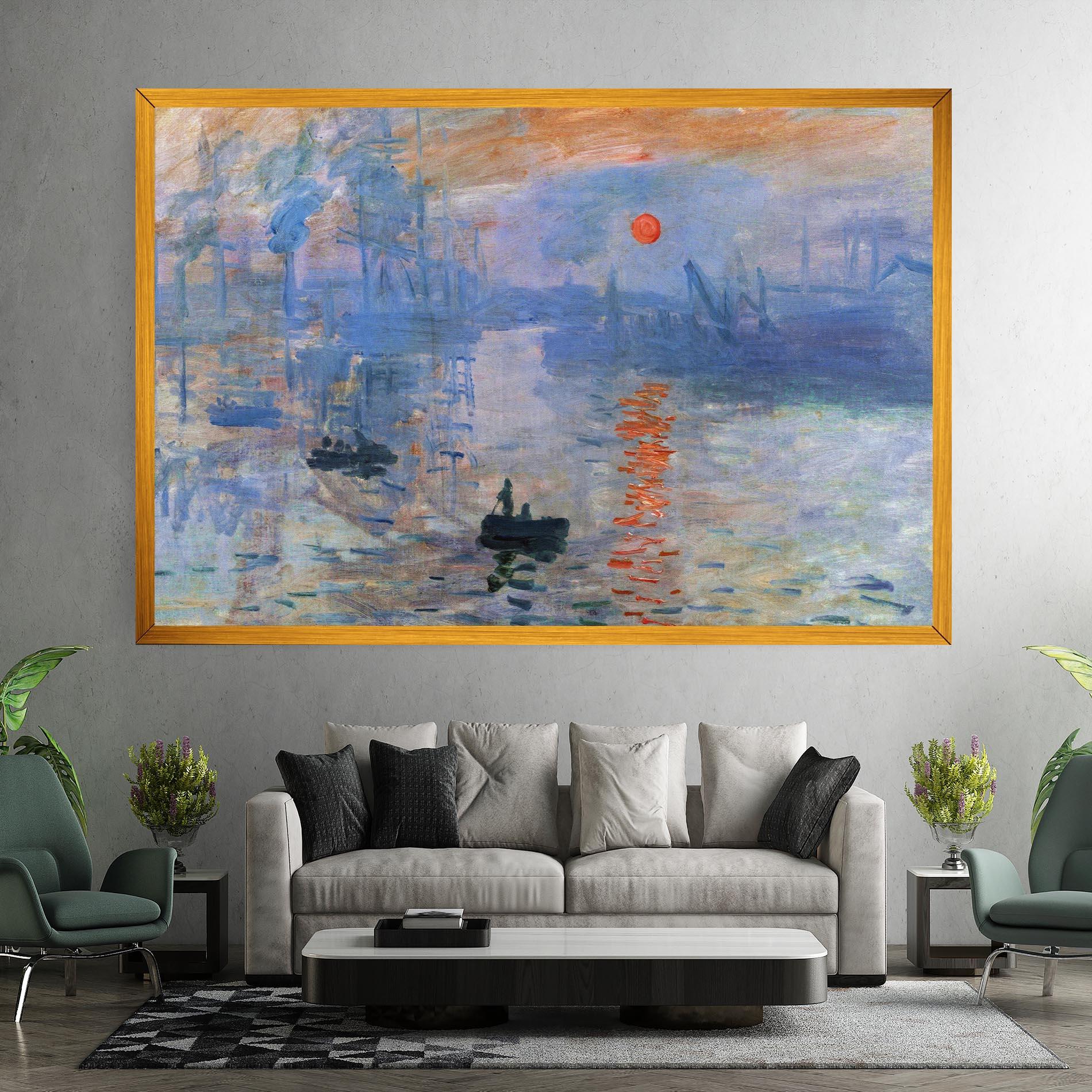 Tablou Canvas Monet Impressionist mockup 7