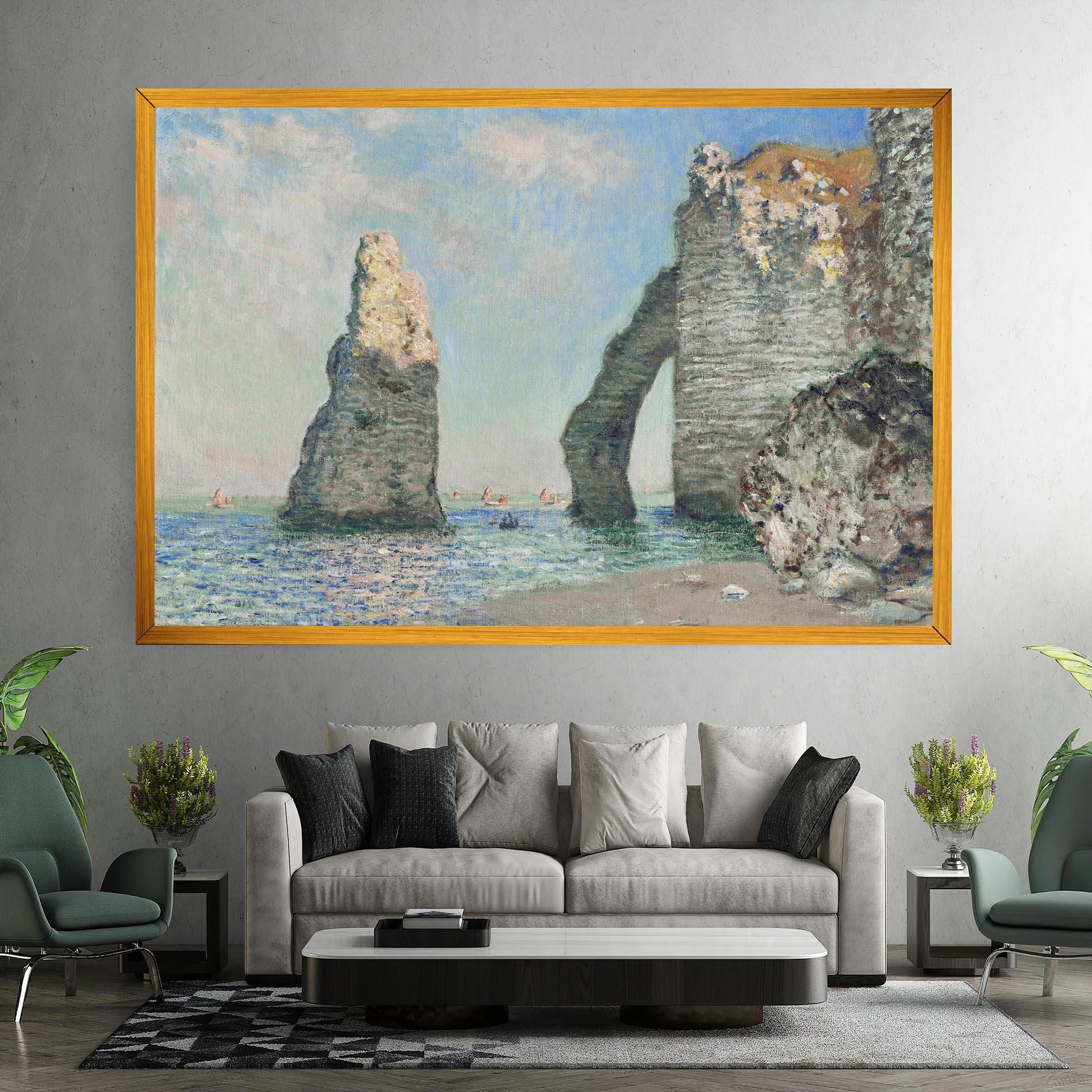 Tablou Canvas The Cliffs At Etretat mockup 7