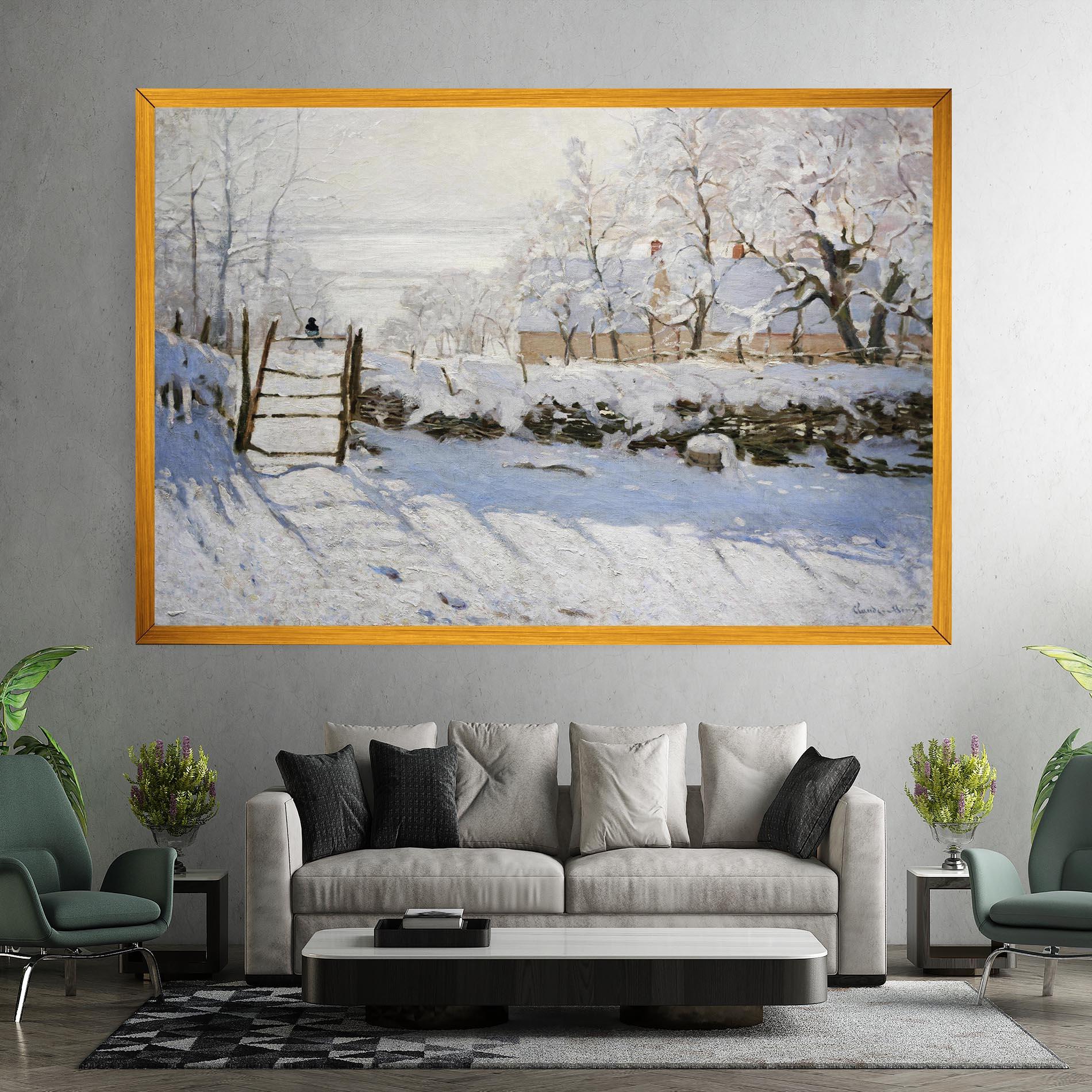 Tablou Canvas The Magpie mockup 7