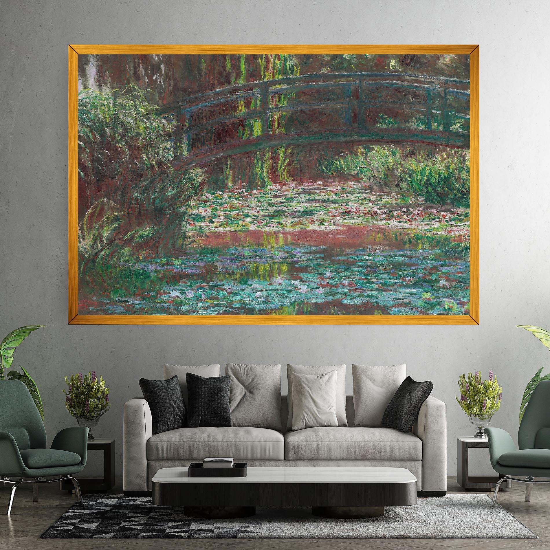 Tablou Canvas Water Lily Pond mockup 7