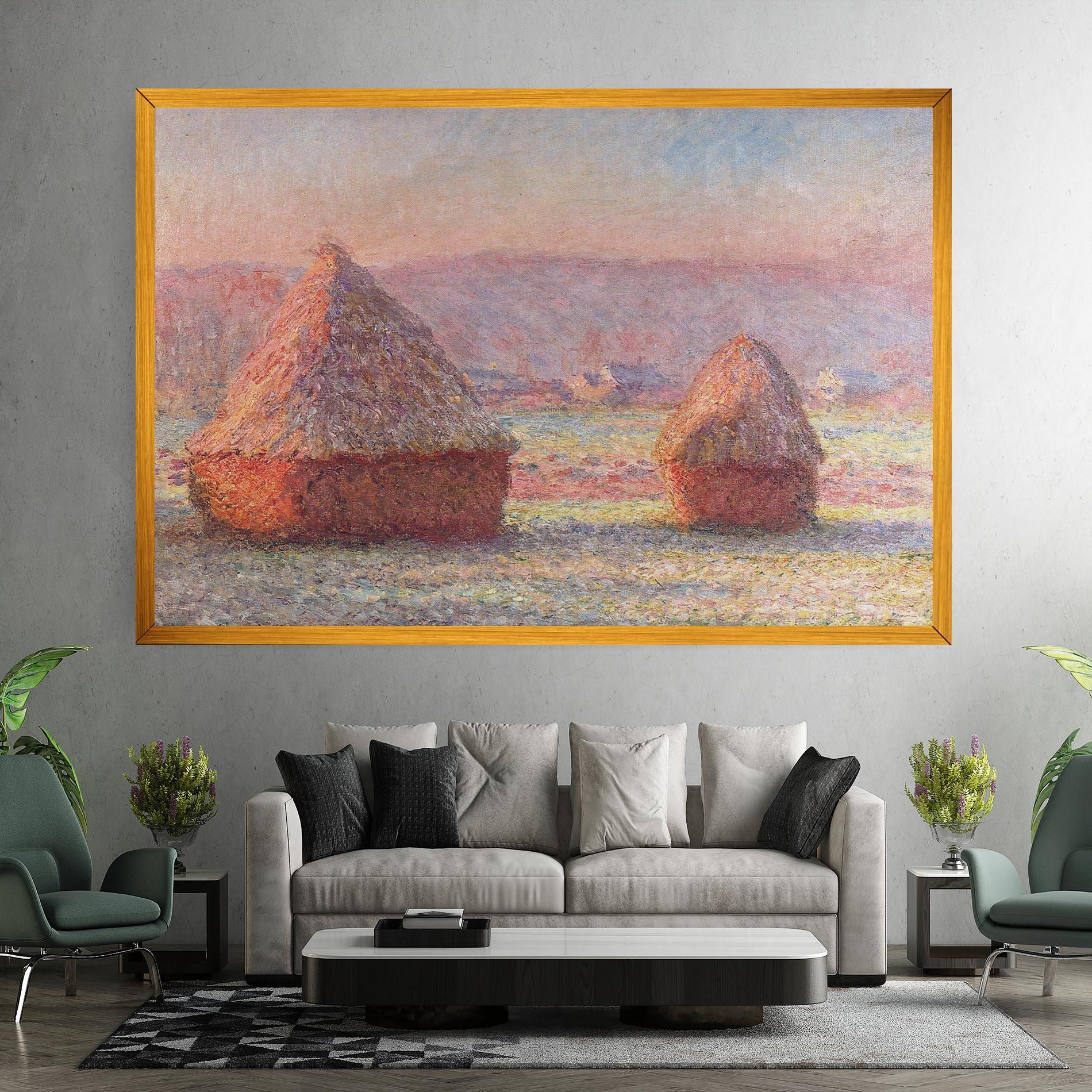 Tablou Canvas White Frost mockup 7