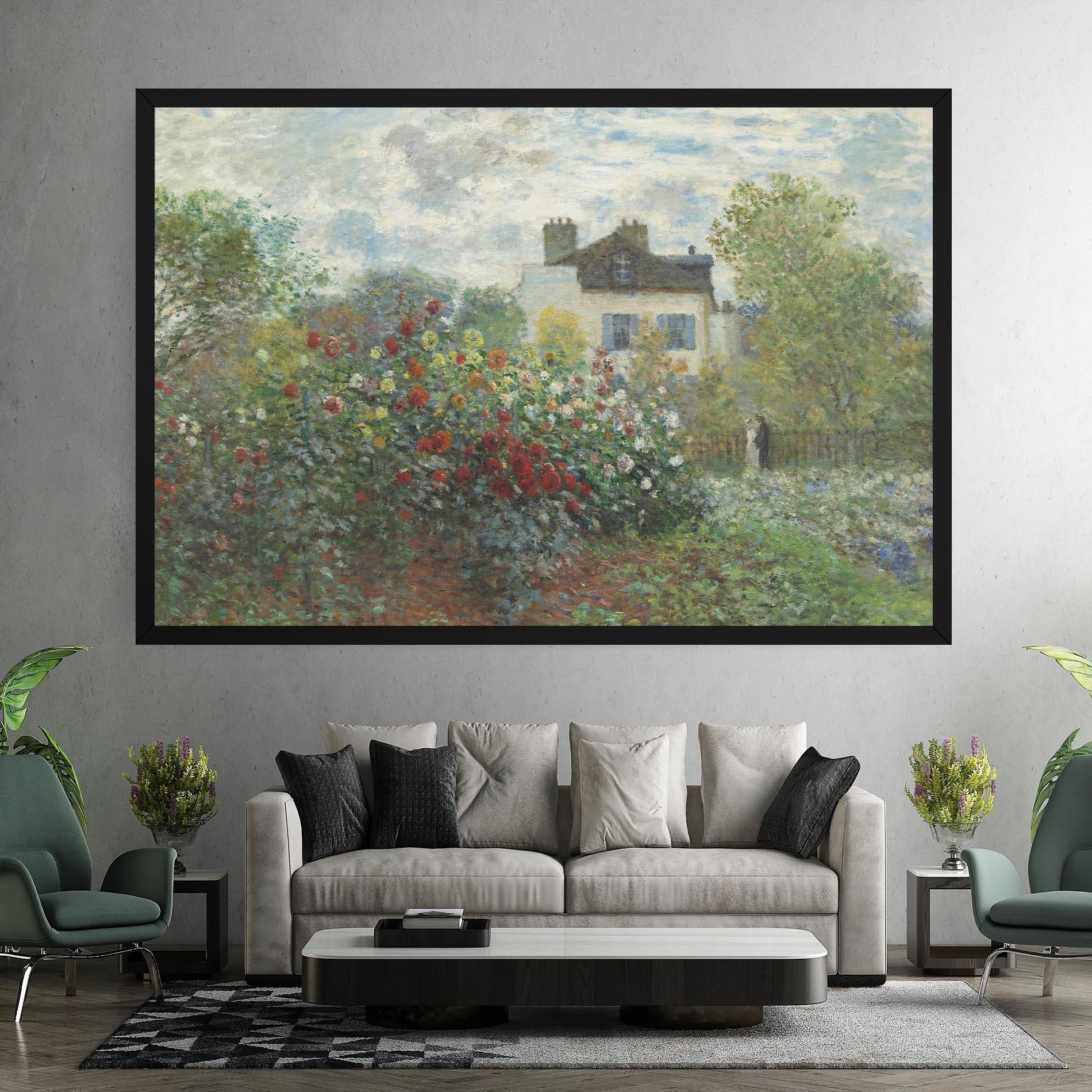 Tablou Canvas Garden In Argenteuilt mockup 7