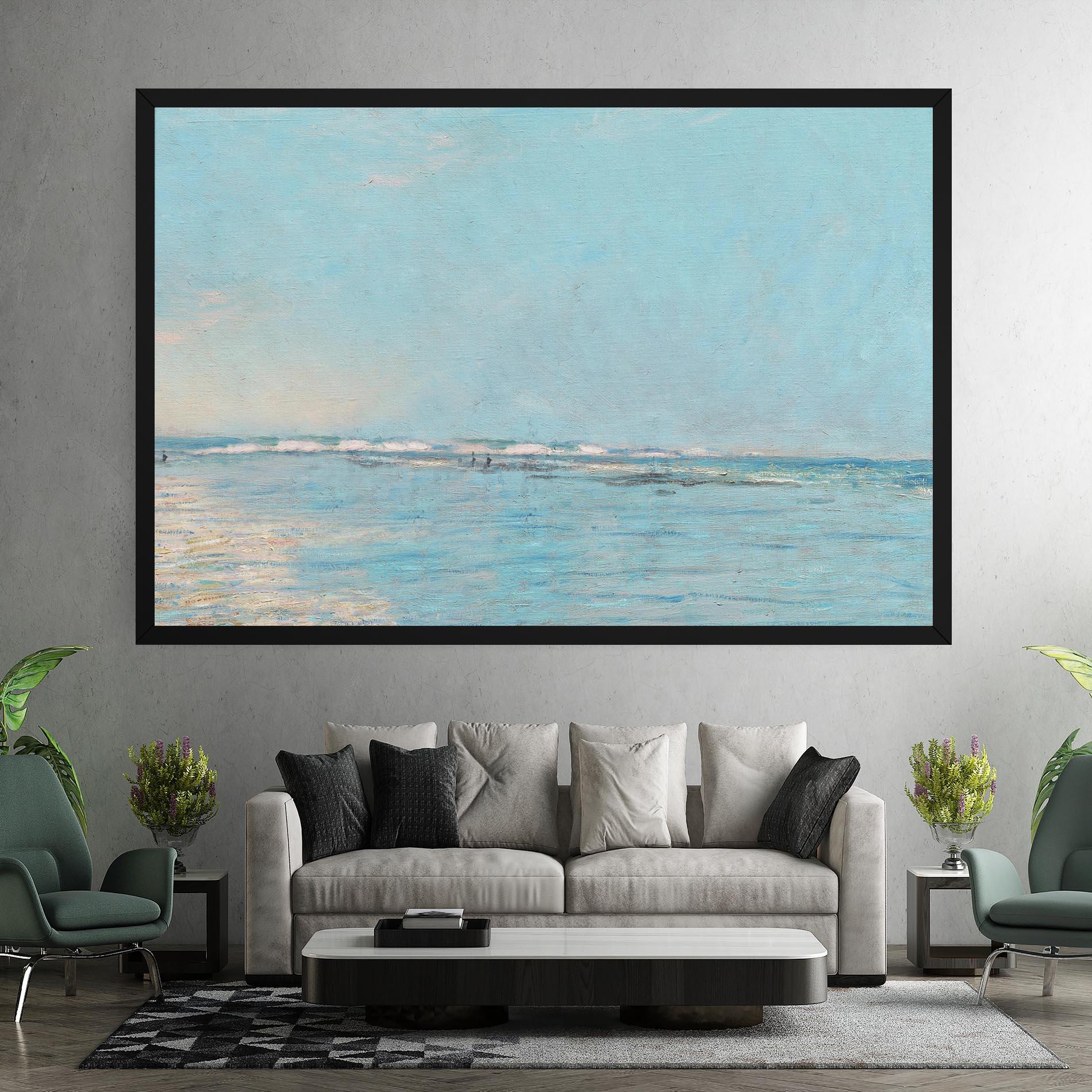 Tablou Canvas Monet's Beach mockup 7