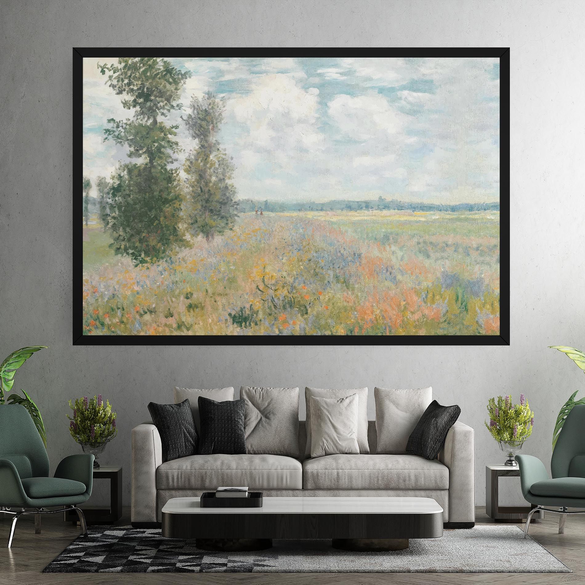 Monet's Landscape Background mockup 7