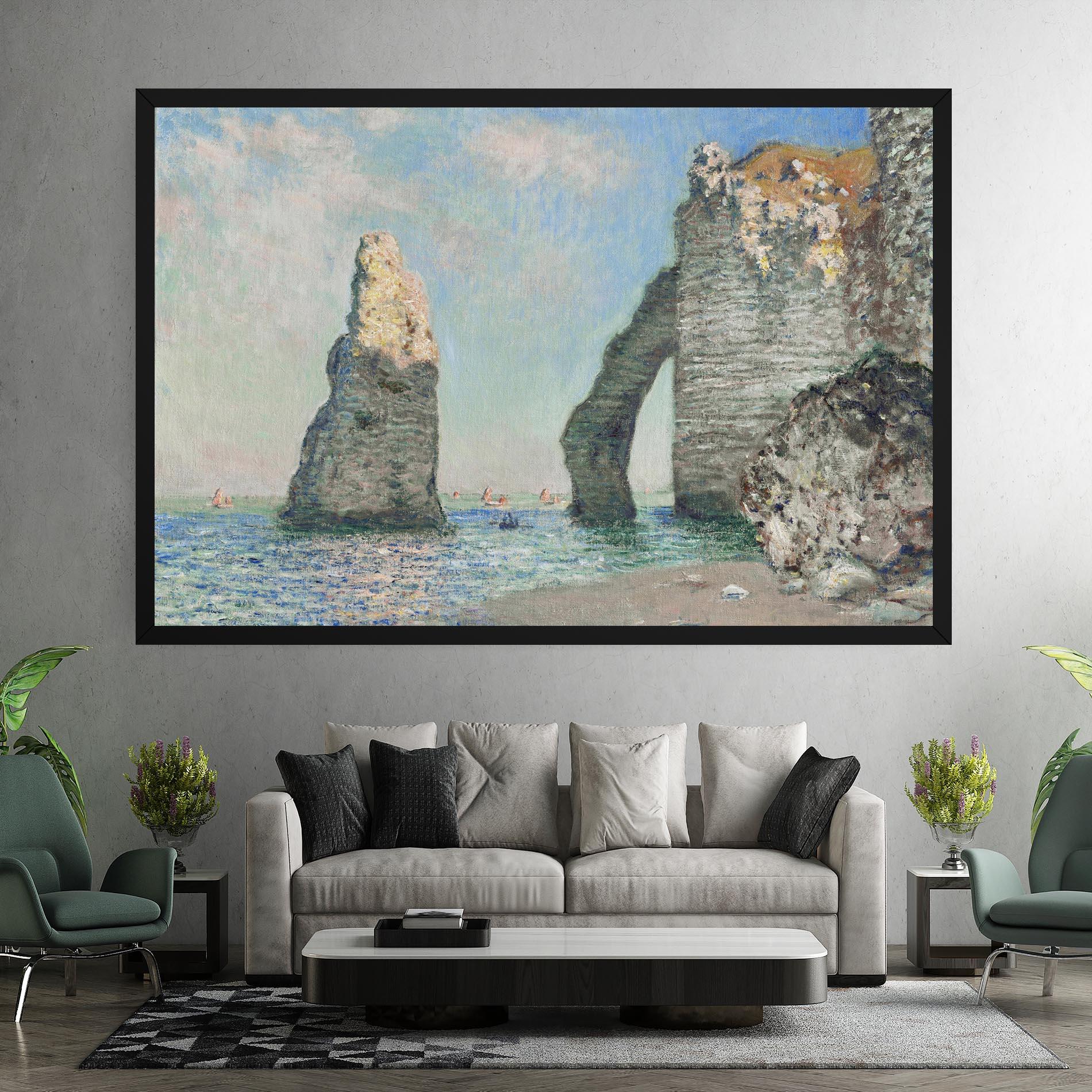 Tablou Canvas The Cliffs At Etretat mockup 7