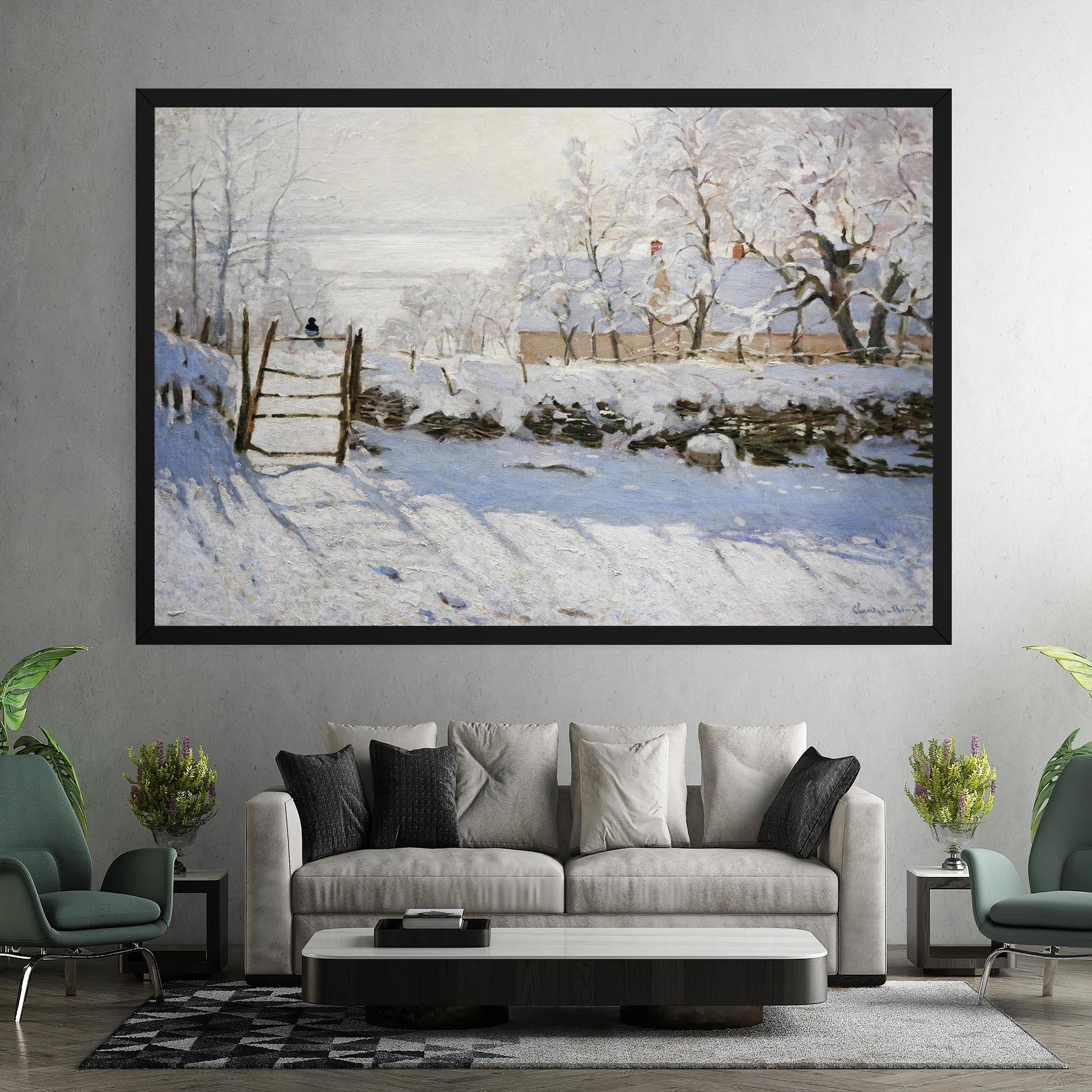 Tablou Canvas The Magpie mockup 7