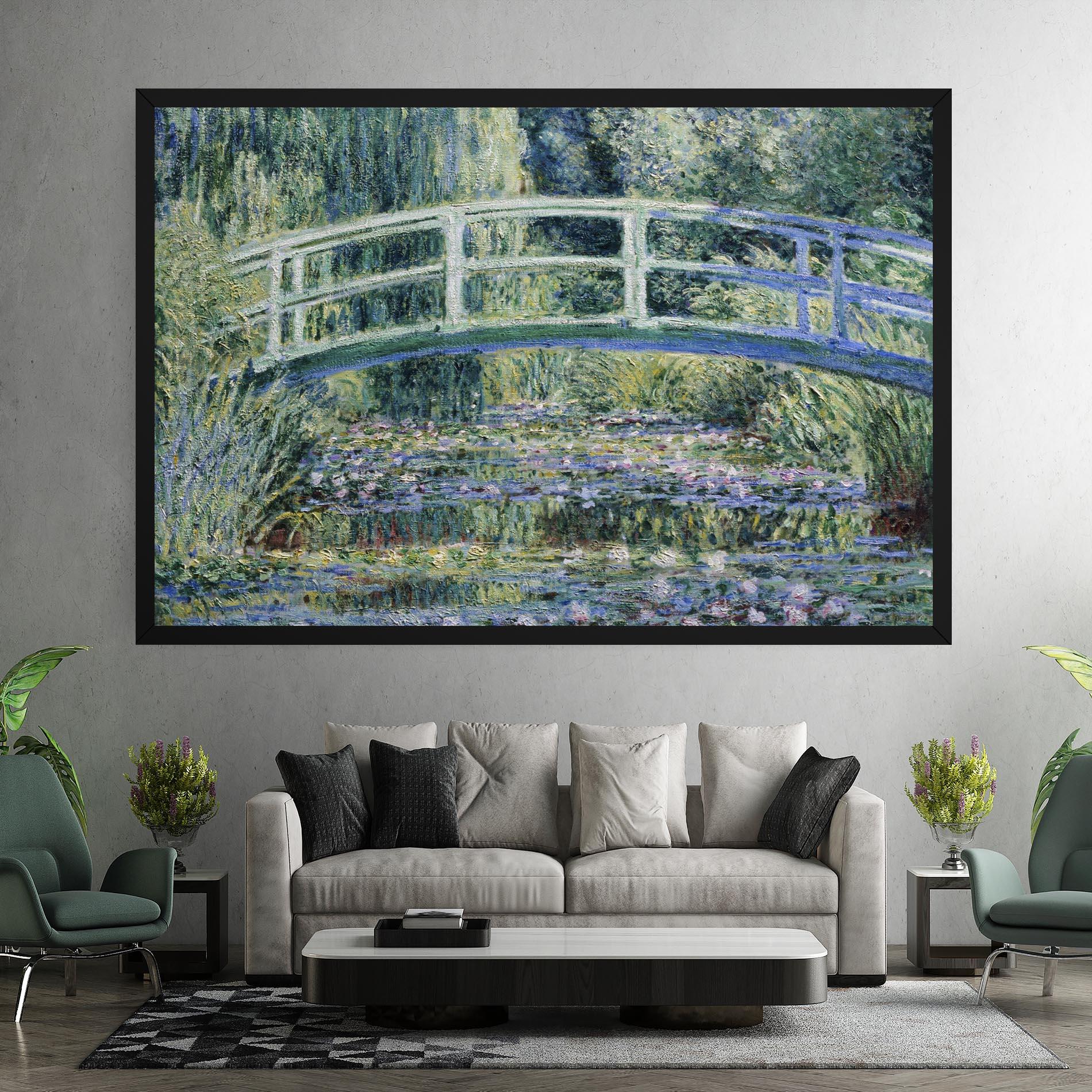 Tablou Canvas Water Lilies mockup 7
