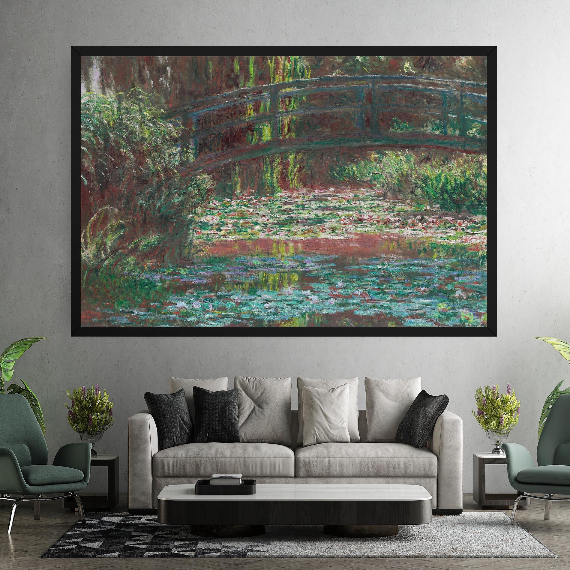 Tablou Canvas Water Lily Pond mockup 7