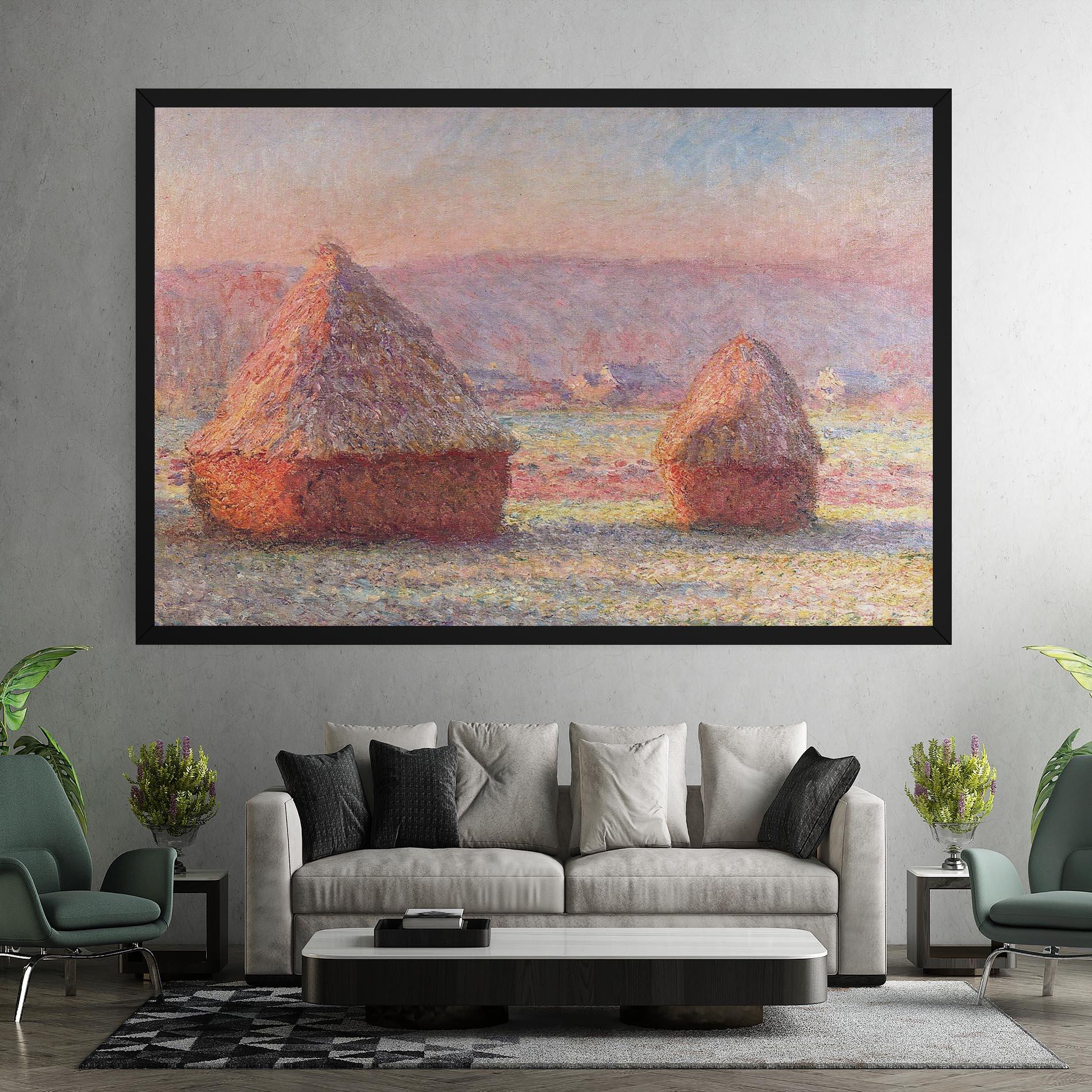 Tablou Canvas White Frost mockup 7