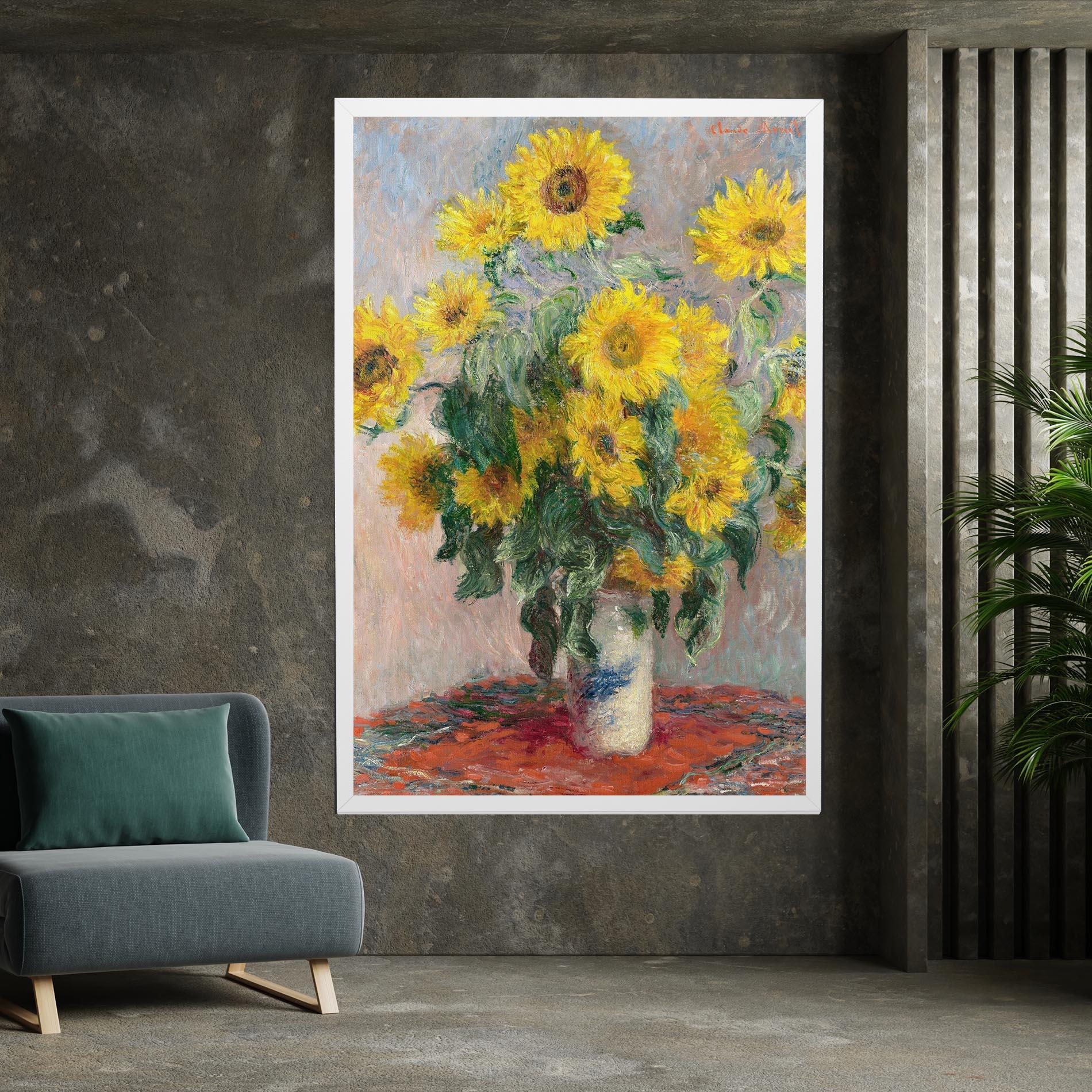 Tablou Canvas Bouquet Of Sunflowers 1881 mockup 7