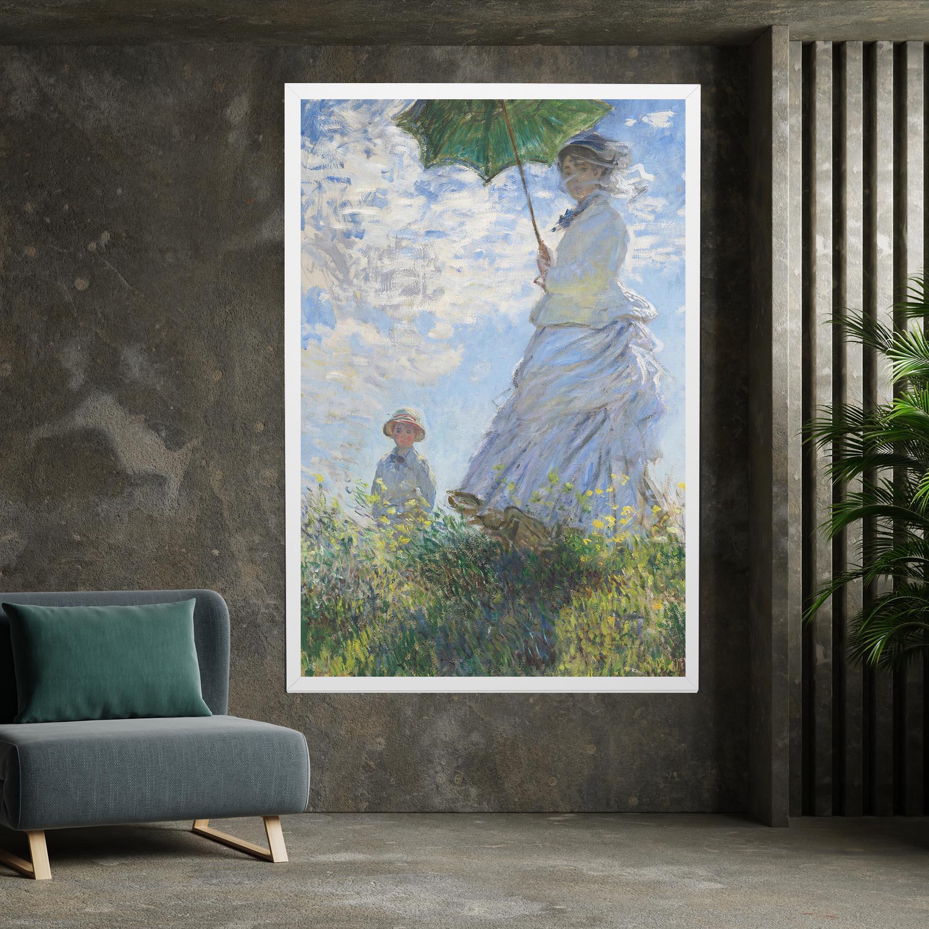 Tablou Canvas Parasol Painting mockup 7