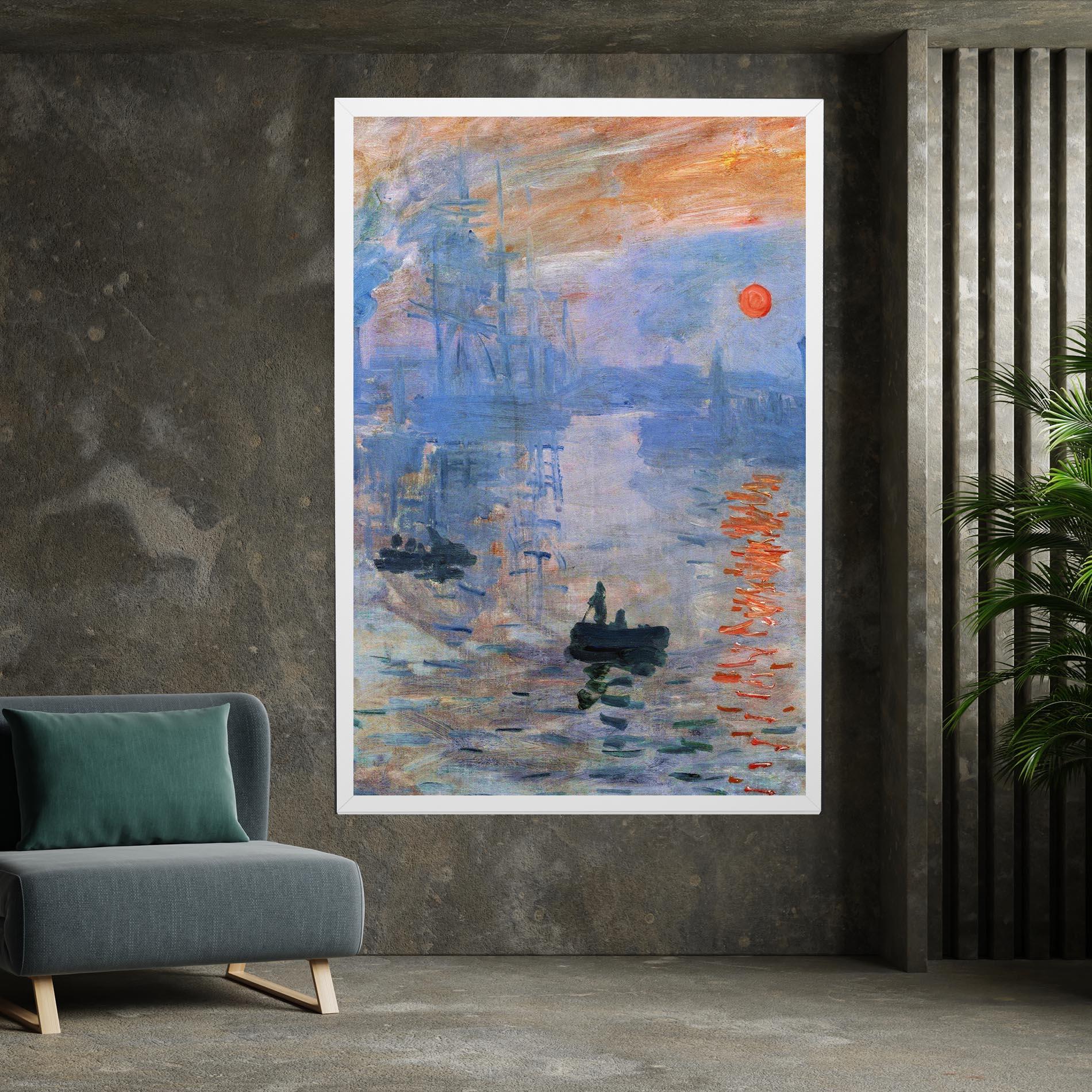 Tablou Canvas Sunrise Painting mockup 7