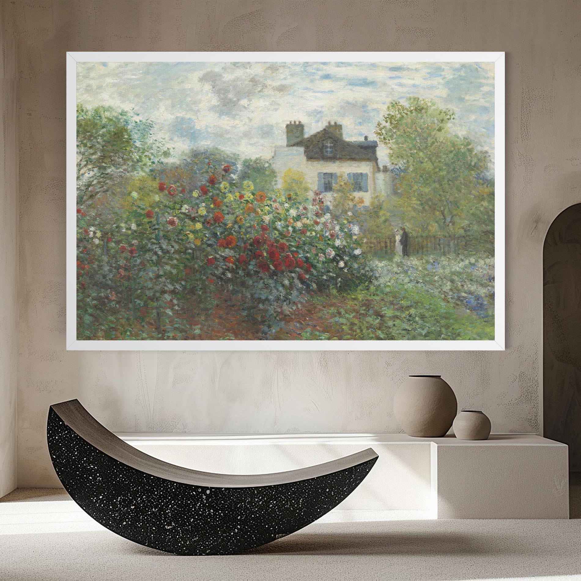 Tablou Canvas Garden In Argenteuilt mockup 8