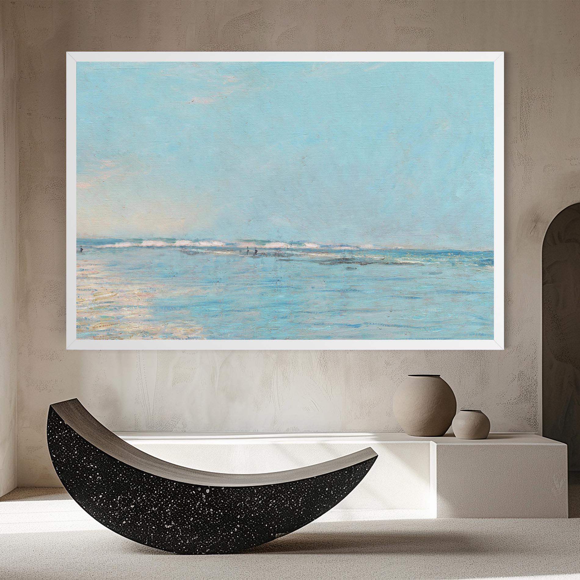 Tablou Canvas Monet's Beach mockup 8