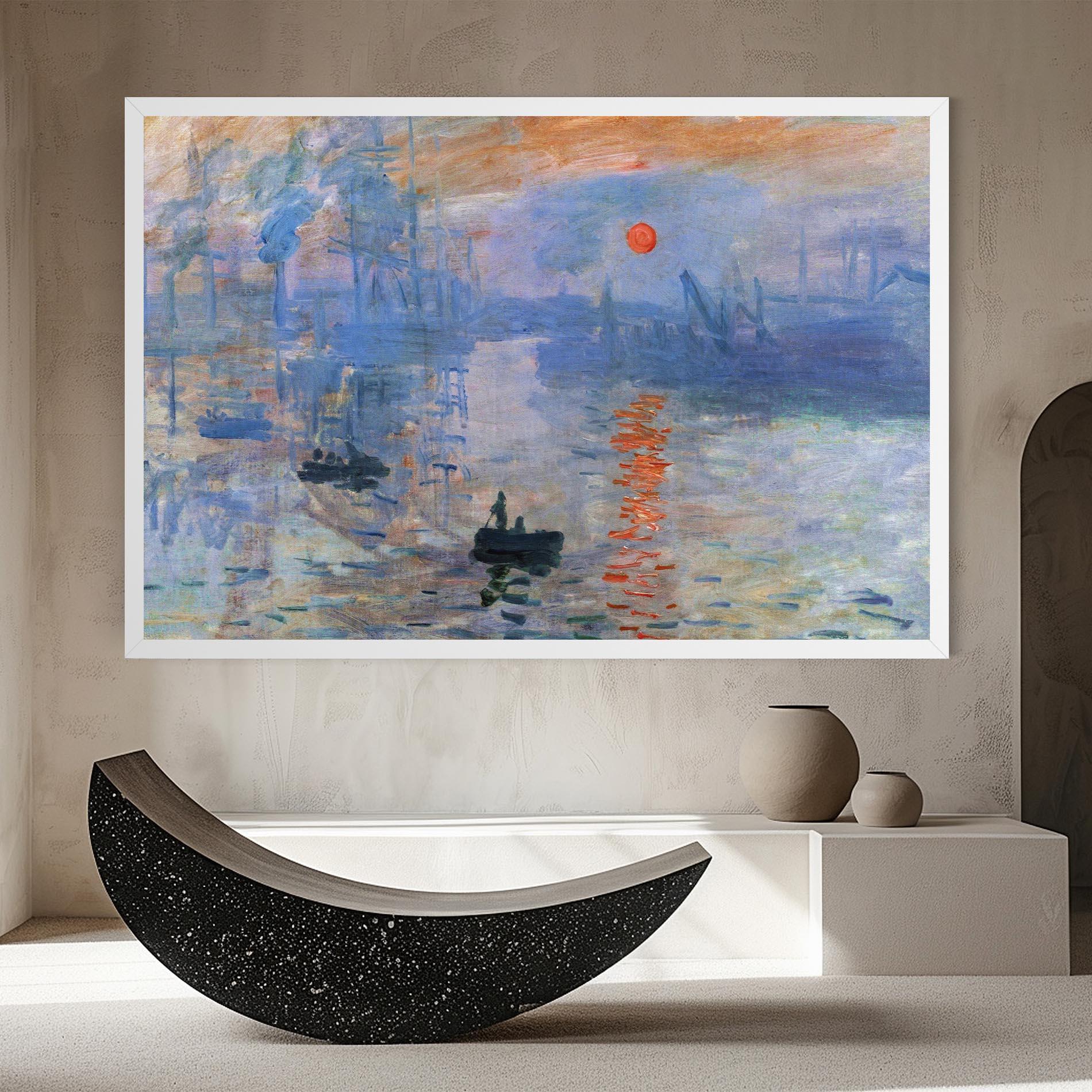 Tablou Canvas Monet Impressionist mockup 8