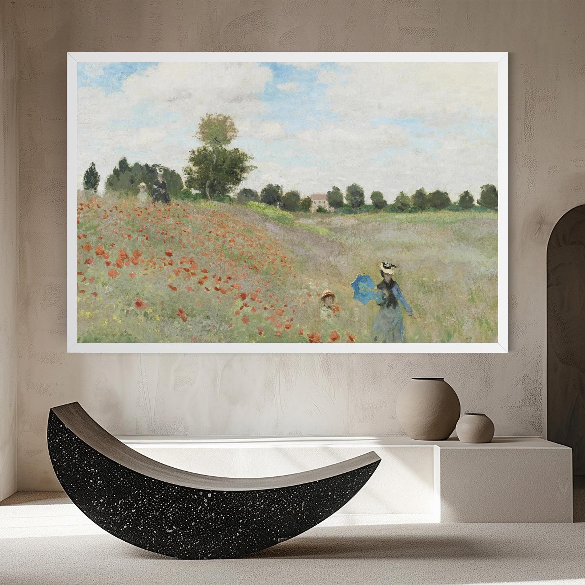 Poppy Field Near Argenteuil mockup 8