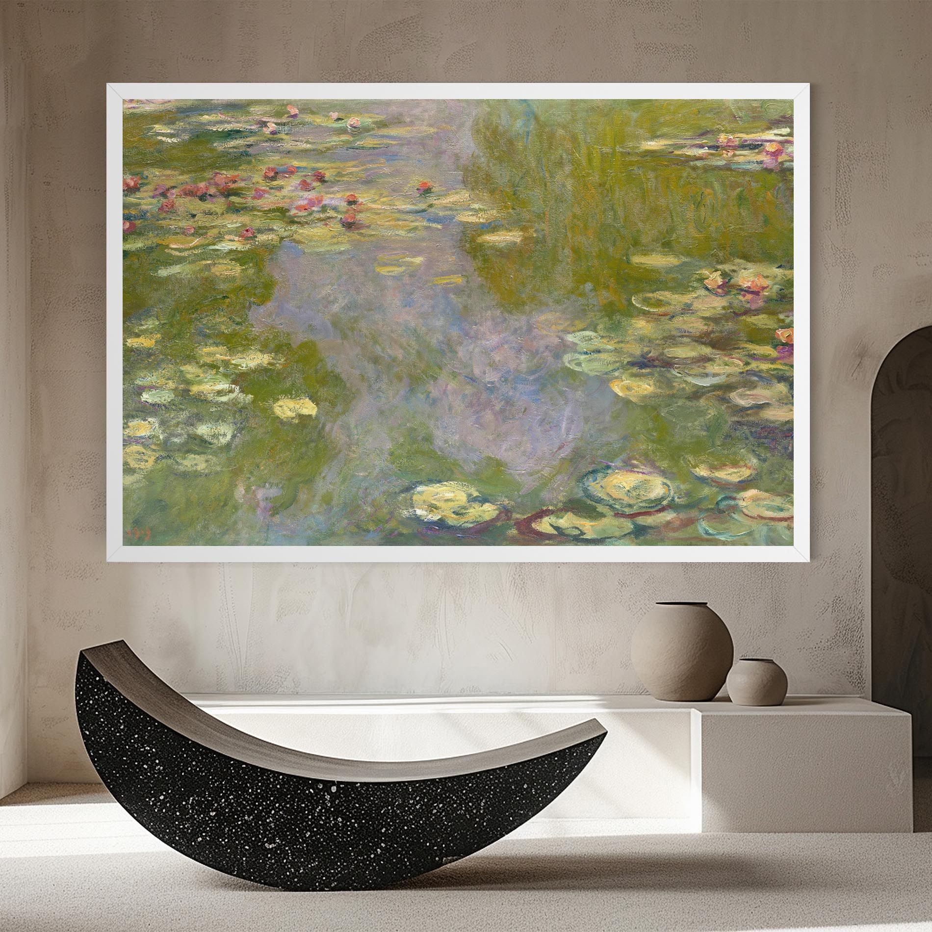 Water Lilies Monet mockup 8