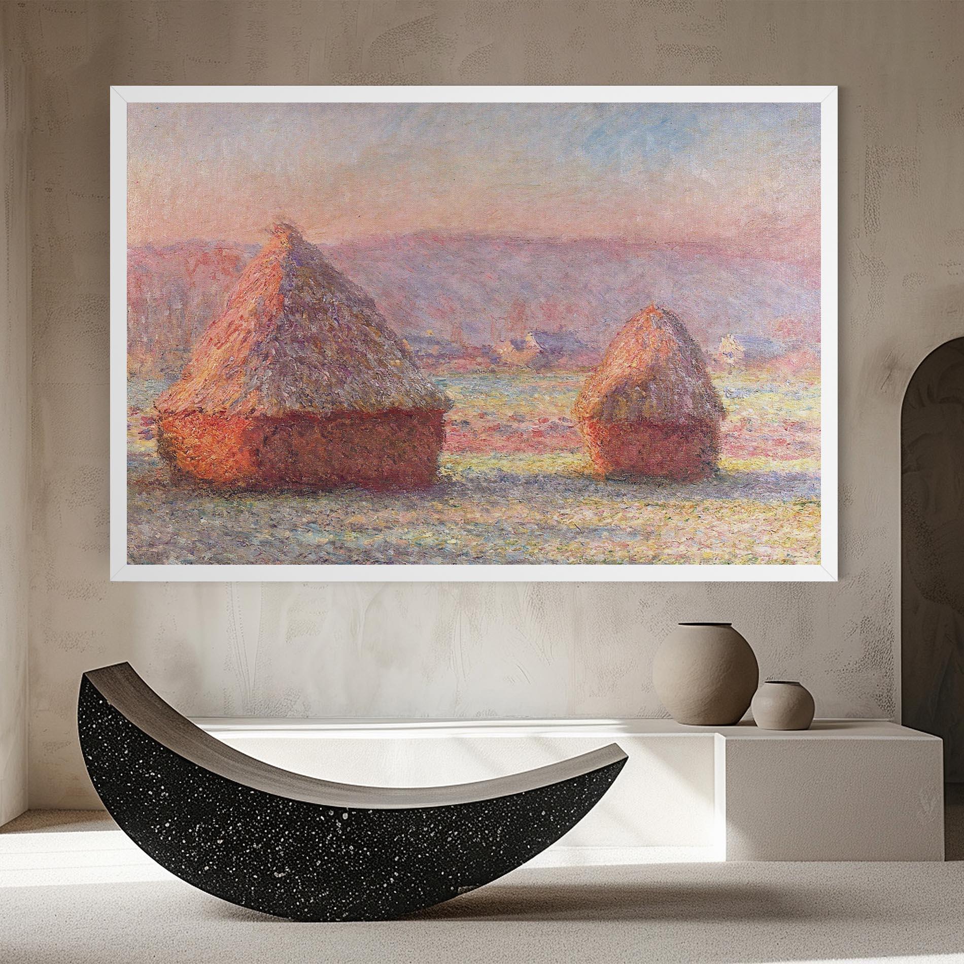 Tablou Canvas White Frost mockup 8