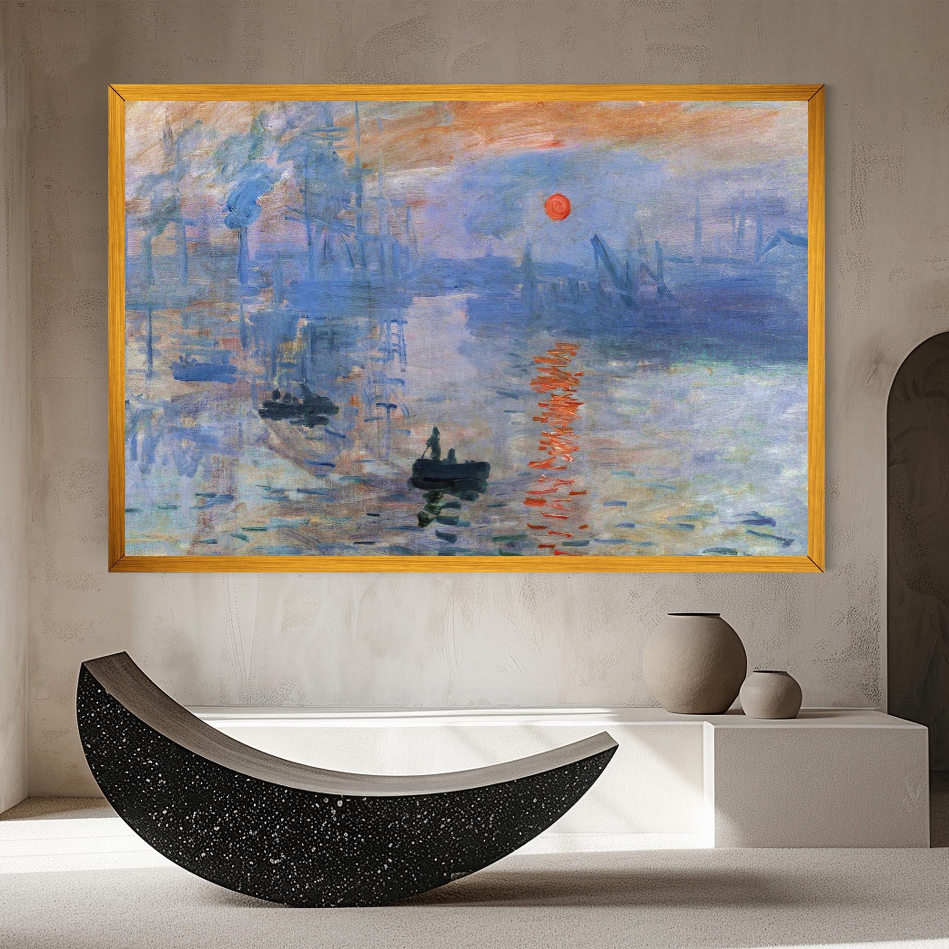 Tablou Canvas Monet Impressionist mockup 8