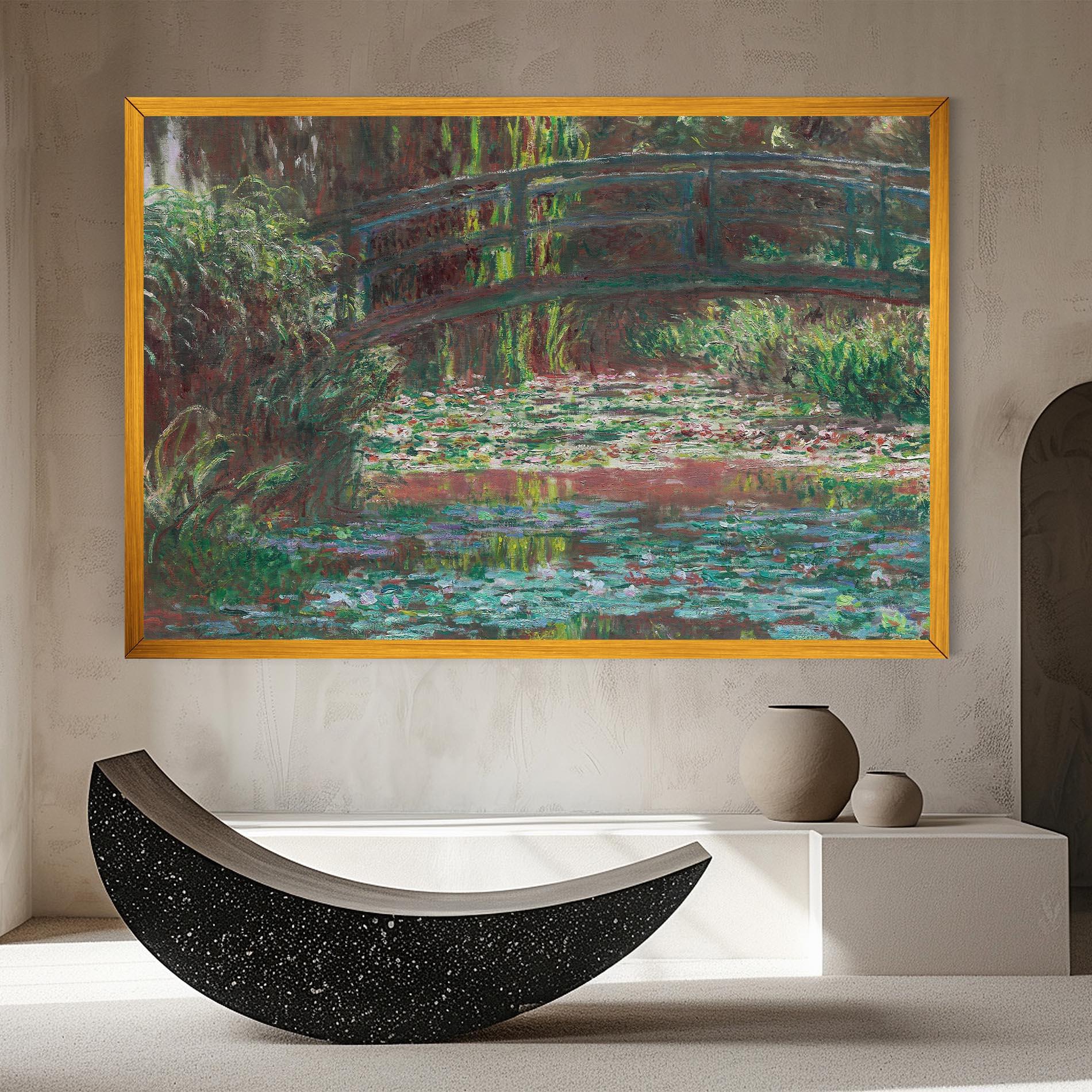 Tablou Canvas Water Lily Pond mockup 8